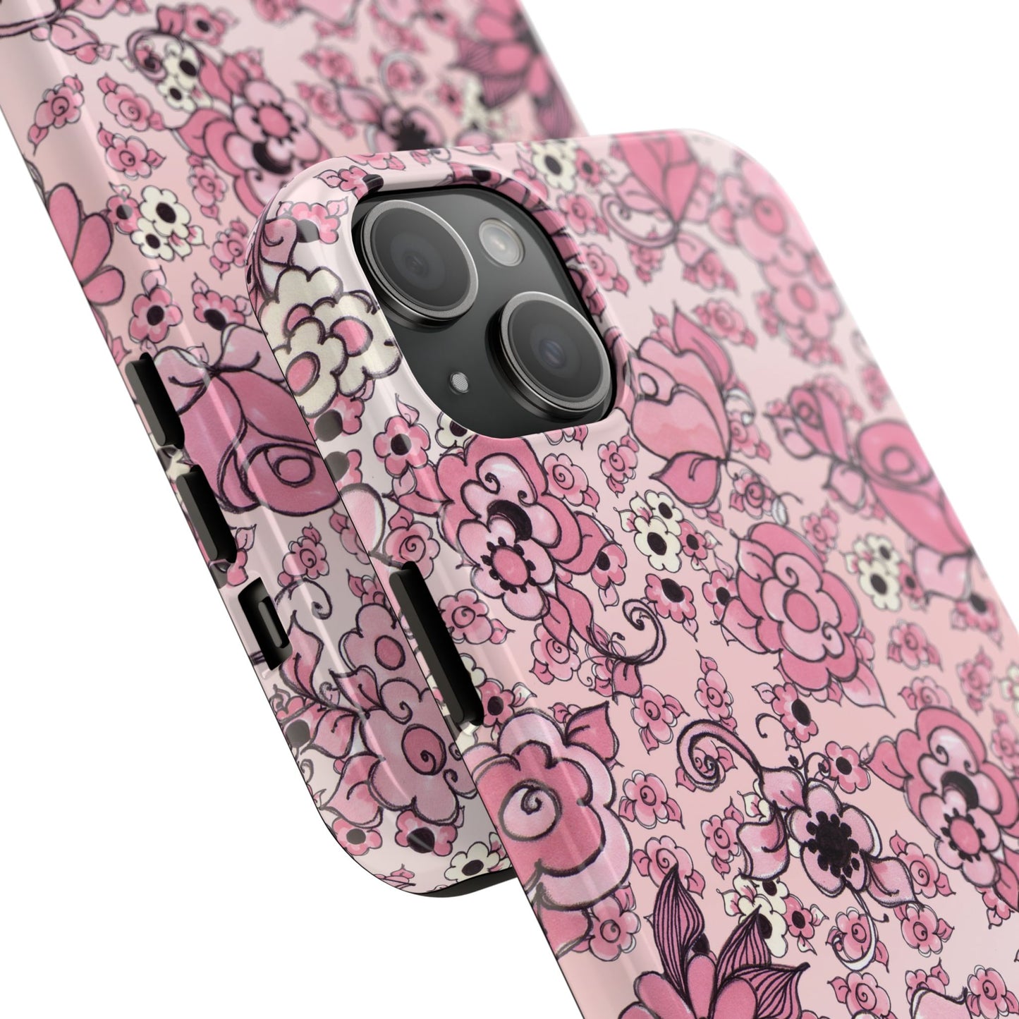 Profuse Posies Pink Phone Case