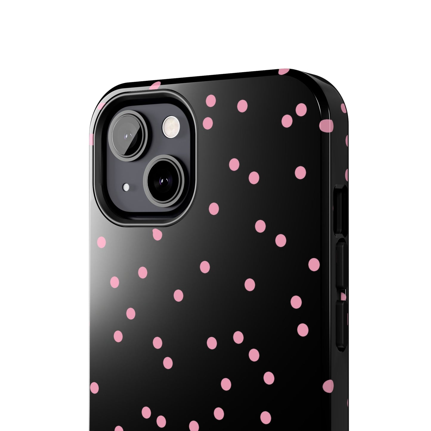 Space Dots Black / Pink Phone Case