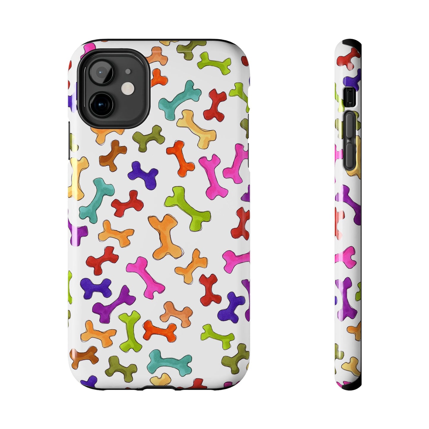 Happy Bones White Phone Case