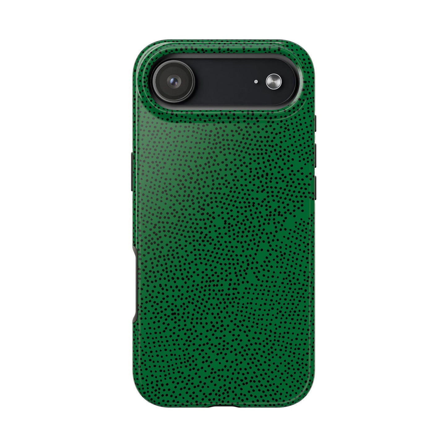 Mini Dot Green / Black Phone Case