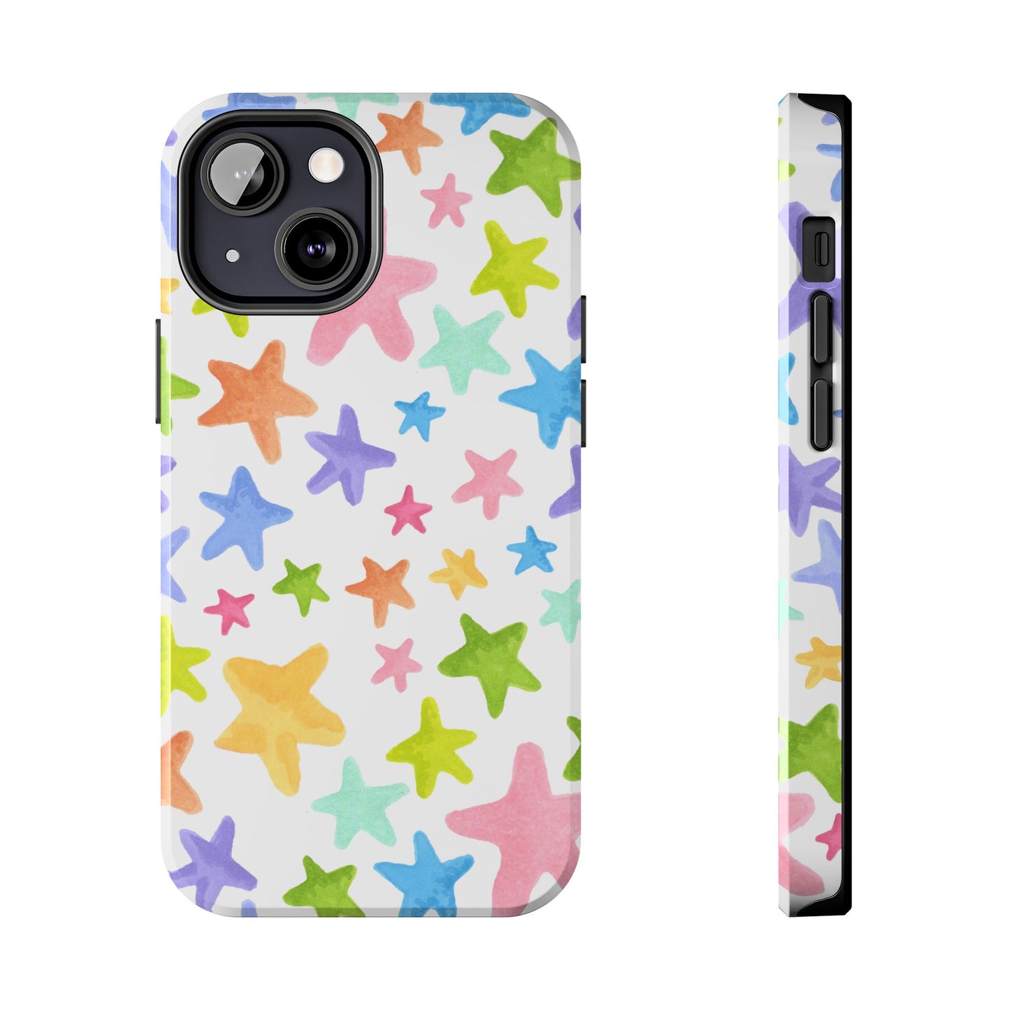 Happy Stars White Phone Case