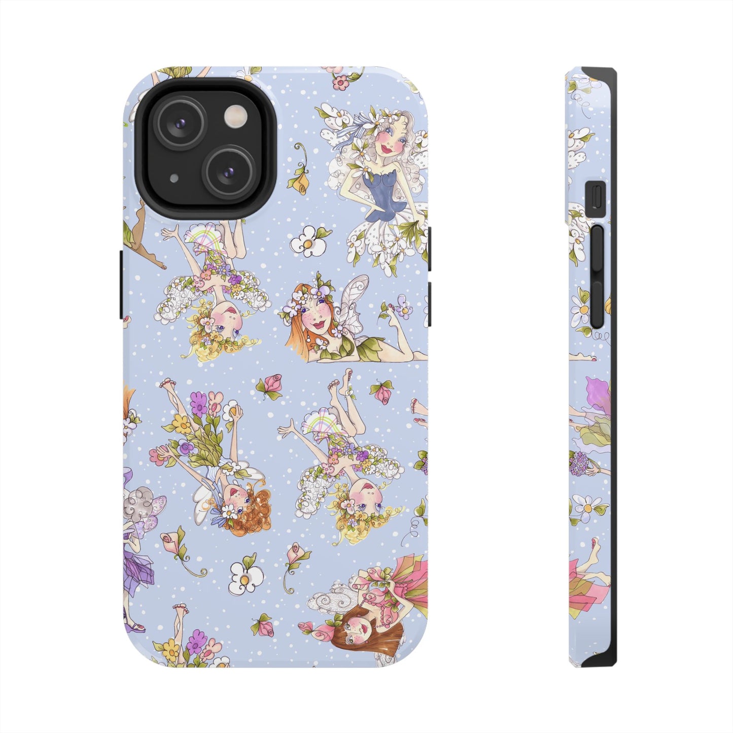 Tossed Fairies Blue Phone Case