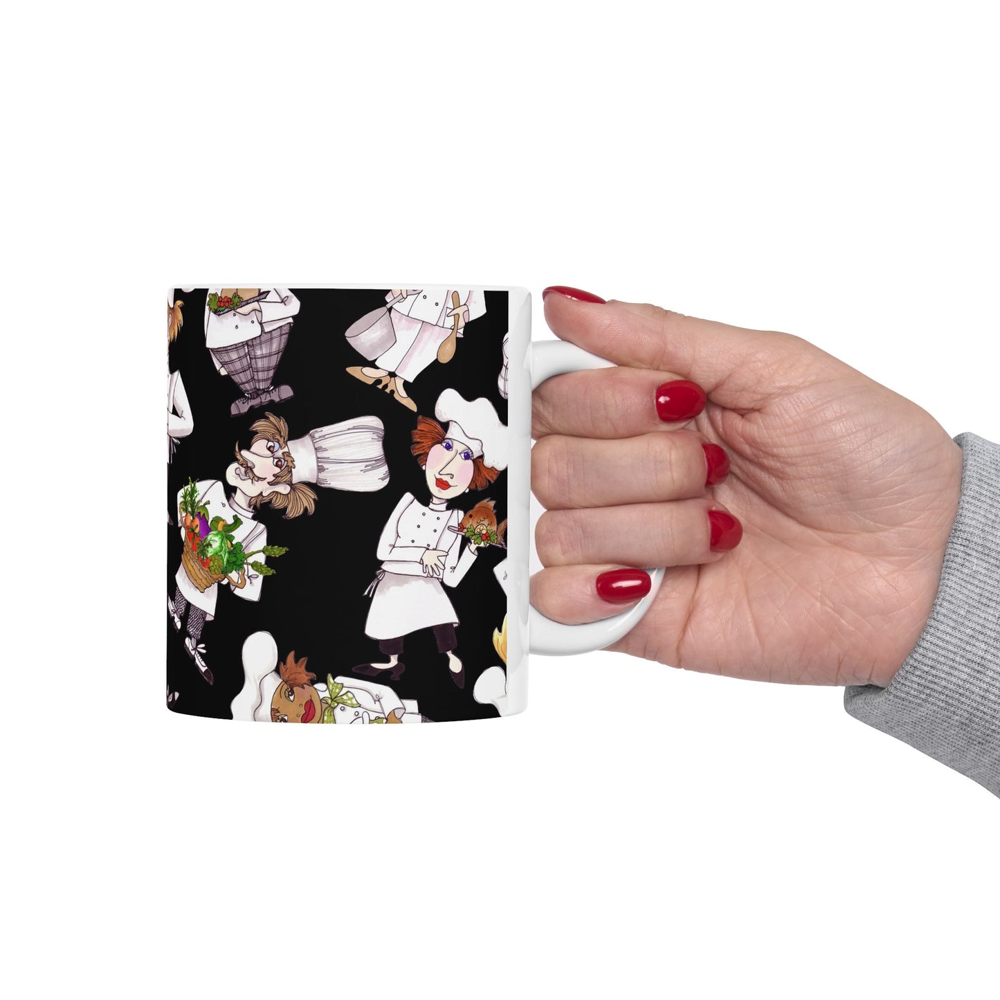 Tossed Chefs Black Cup