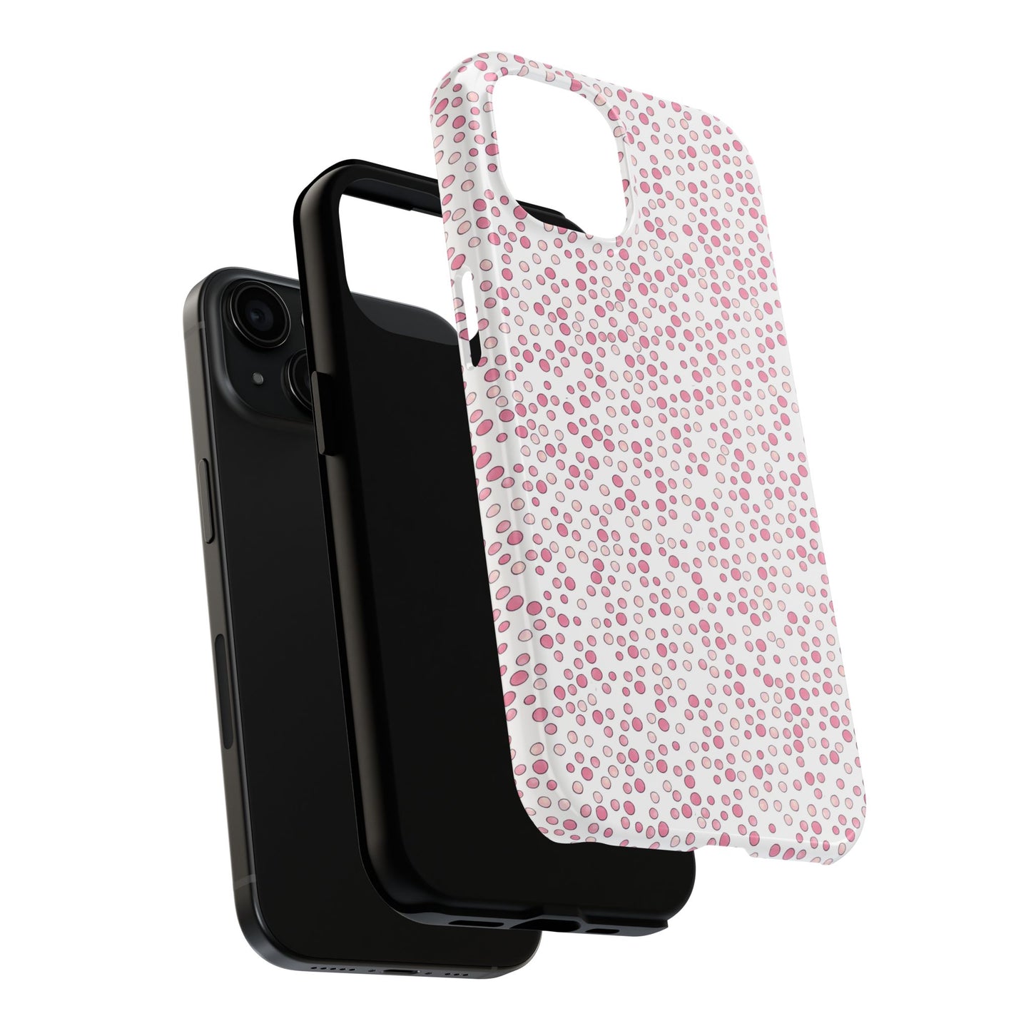 Water Spot Pink / White Phone Case