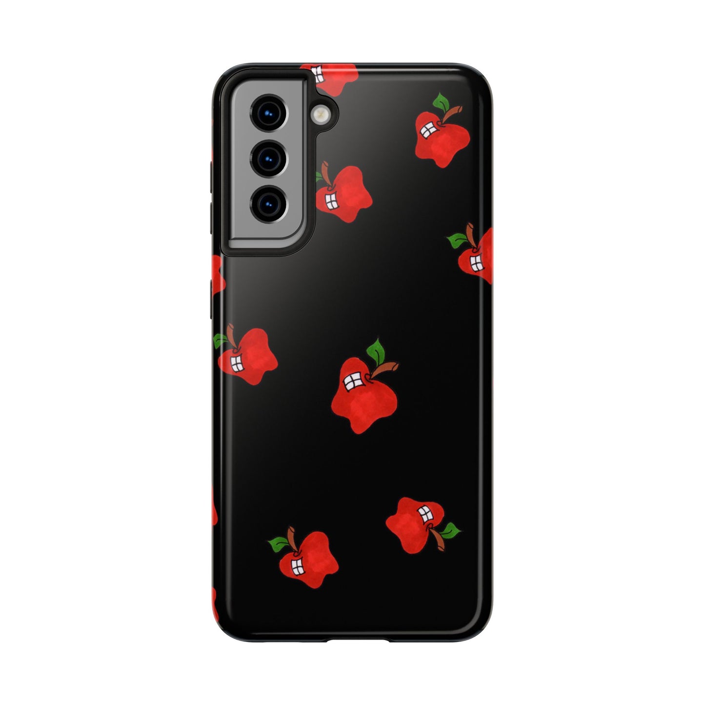 Flying Apples Black Phone Case
