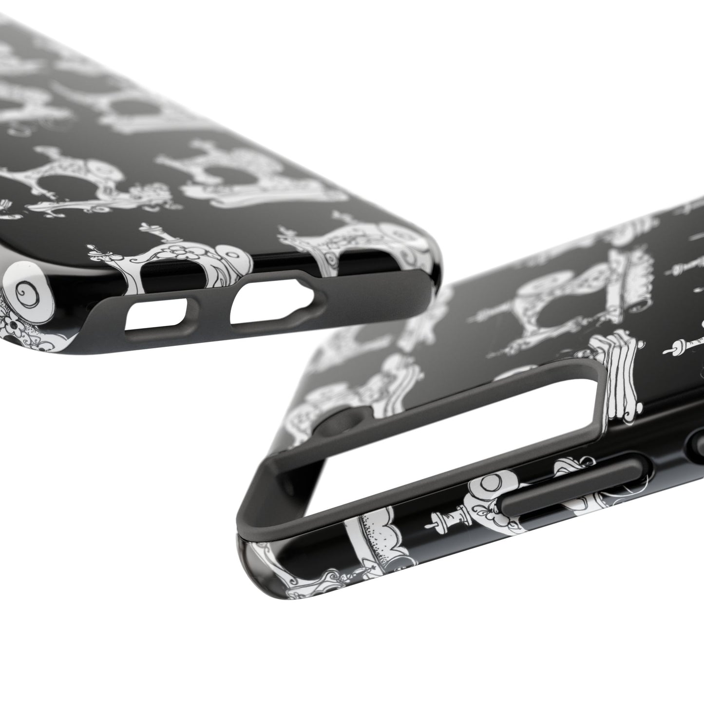 Sew Sew Black / White Phone Case