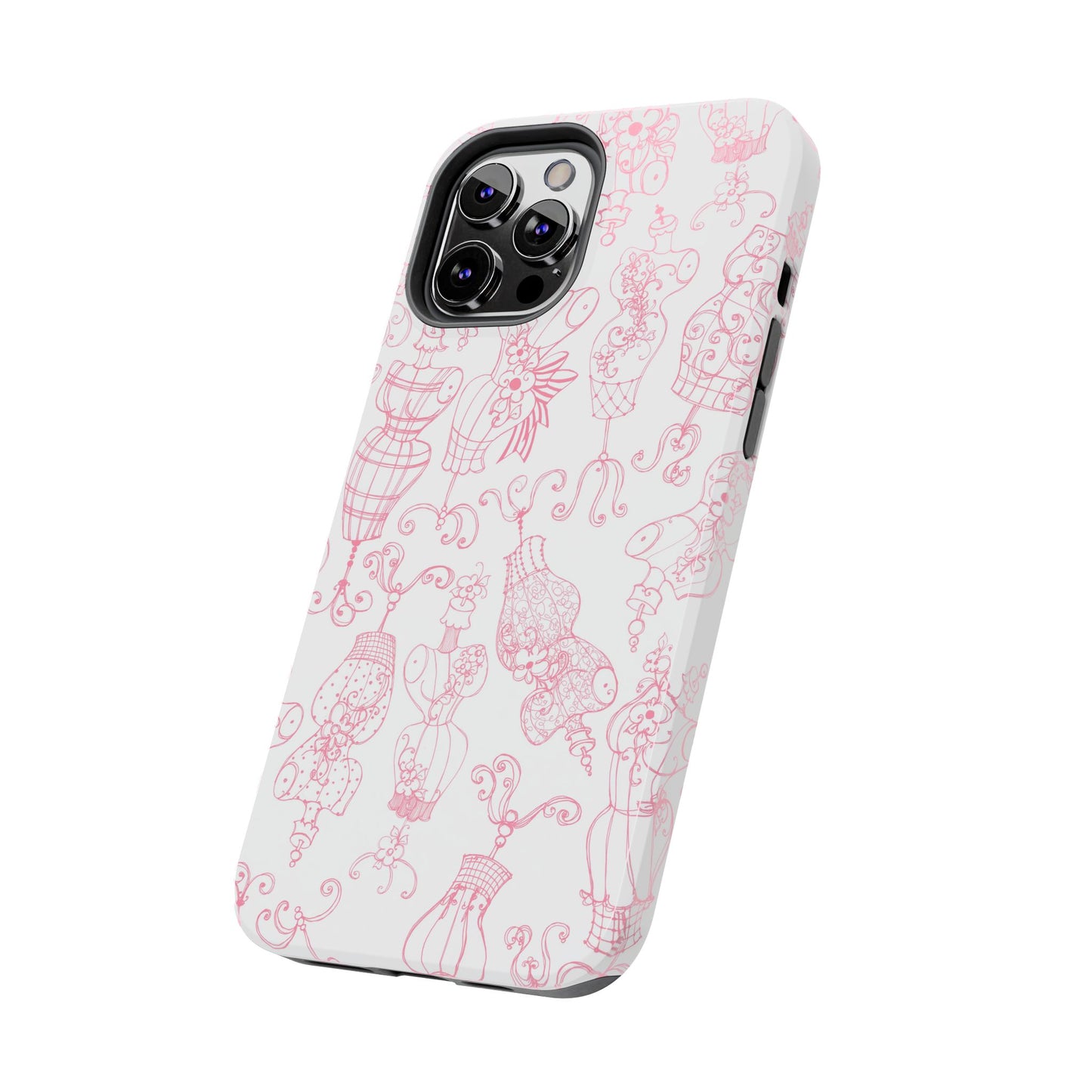 Mannequinique White / Pink Phone Case