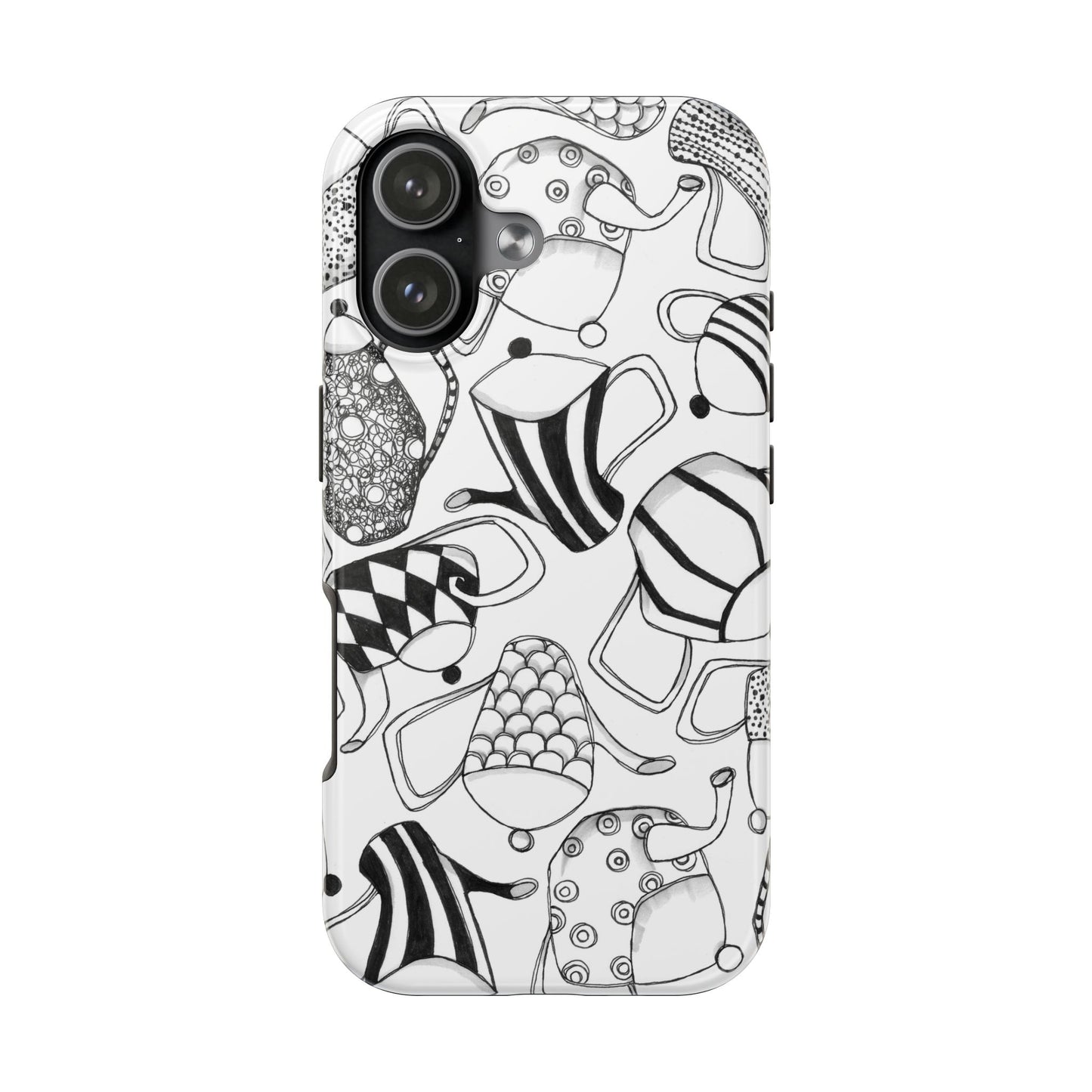 Coffee, Tea Anyone? White Phone Case