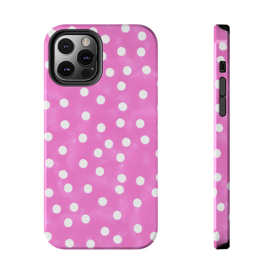 Plump Dots Pink Phone Case