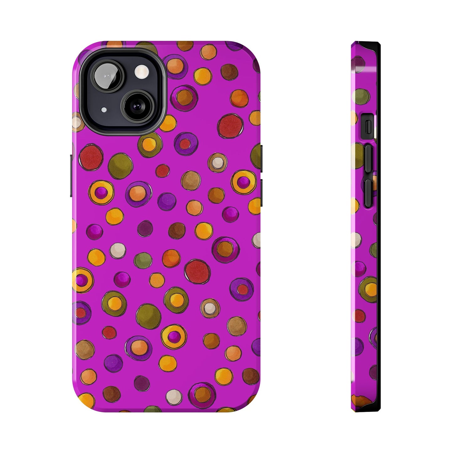 Double Dot Fuchsia Phone Case