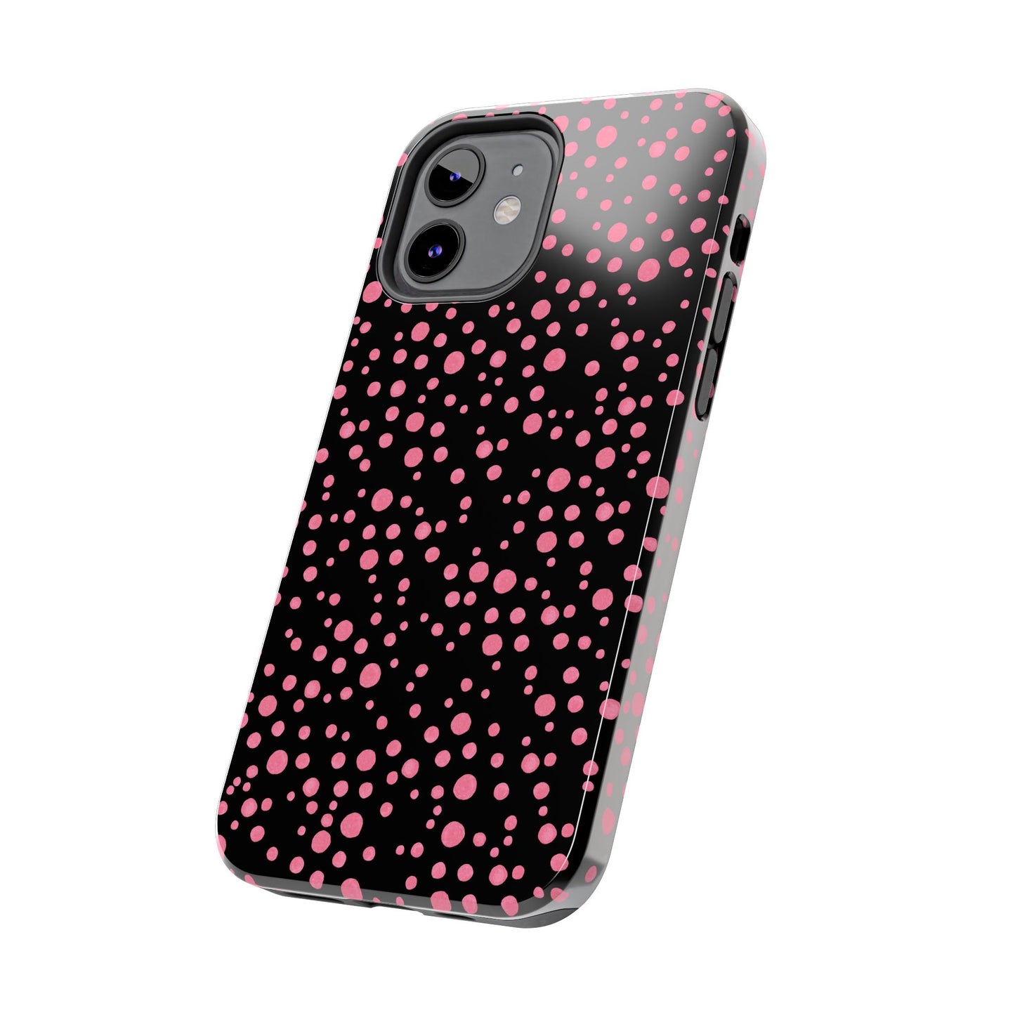 Balloon Dots Black / Pink Phone Case