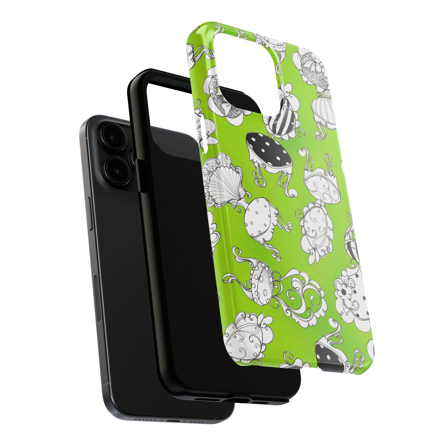 Bistro Chairs Lime Phone Case