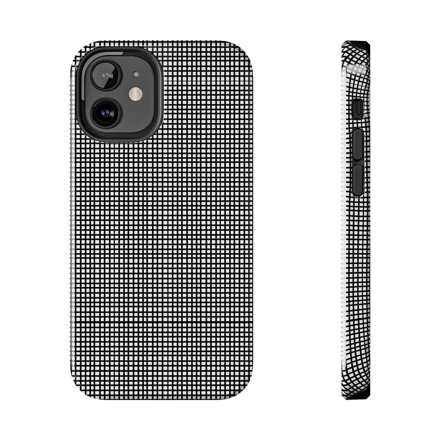 Window Pane White / Black Phone Case