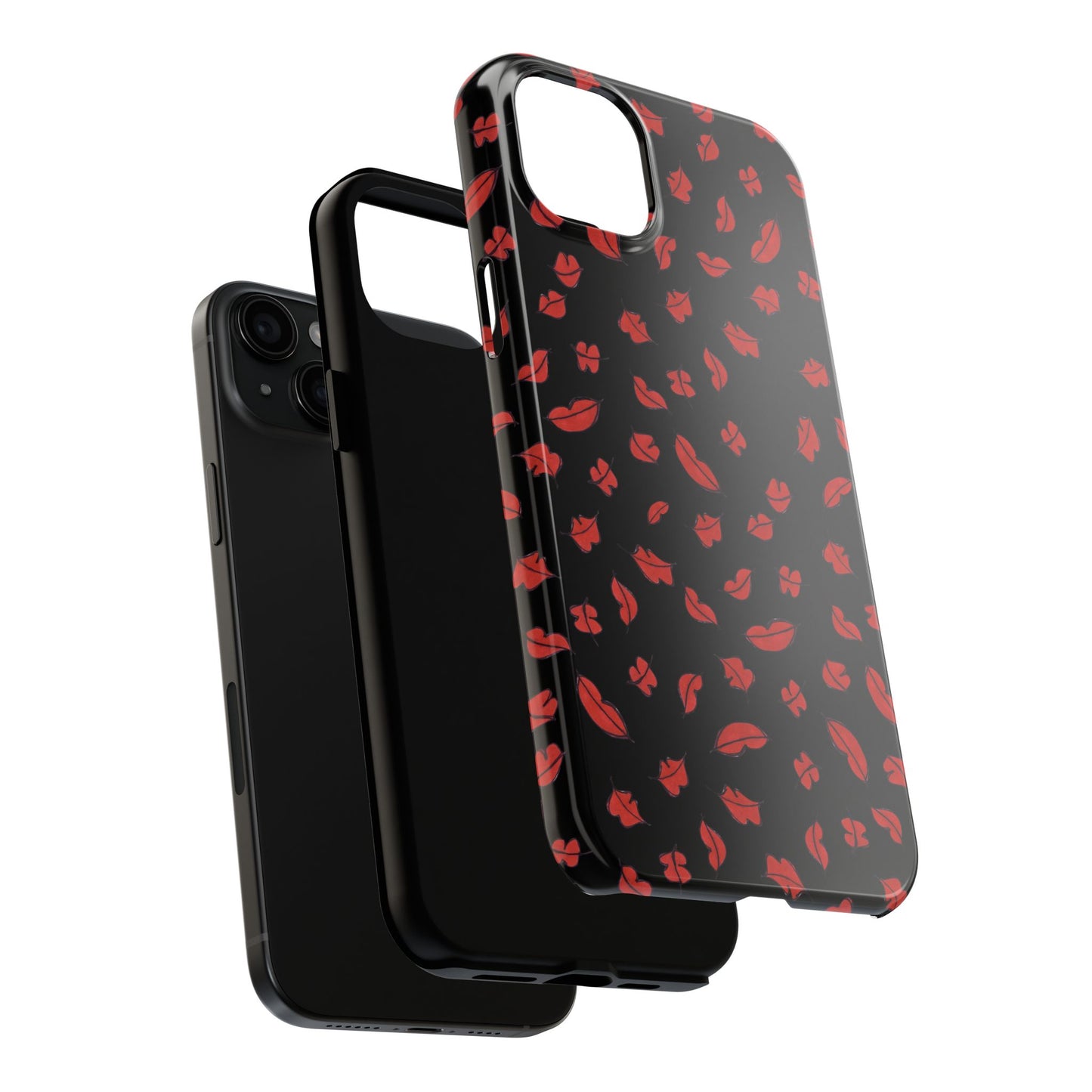 Autumn Lips Black Phone Case