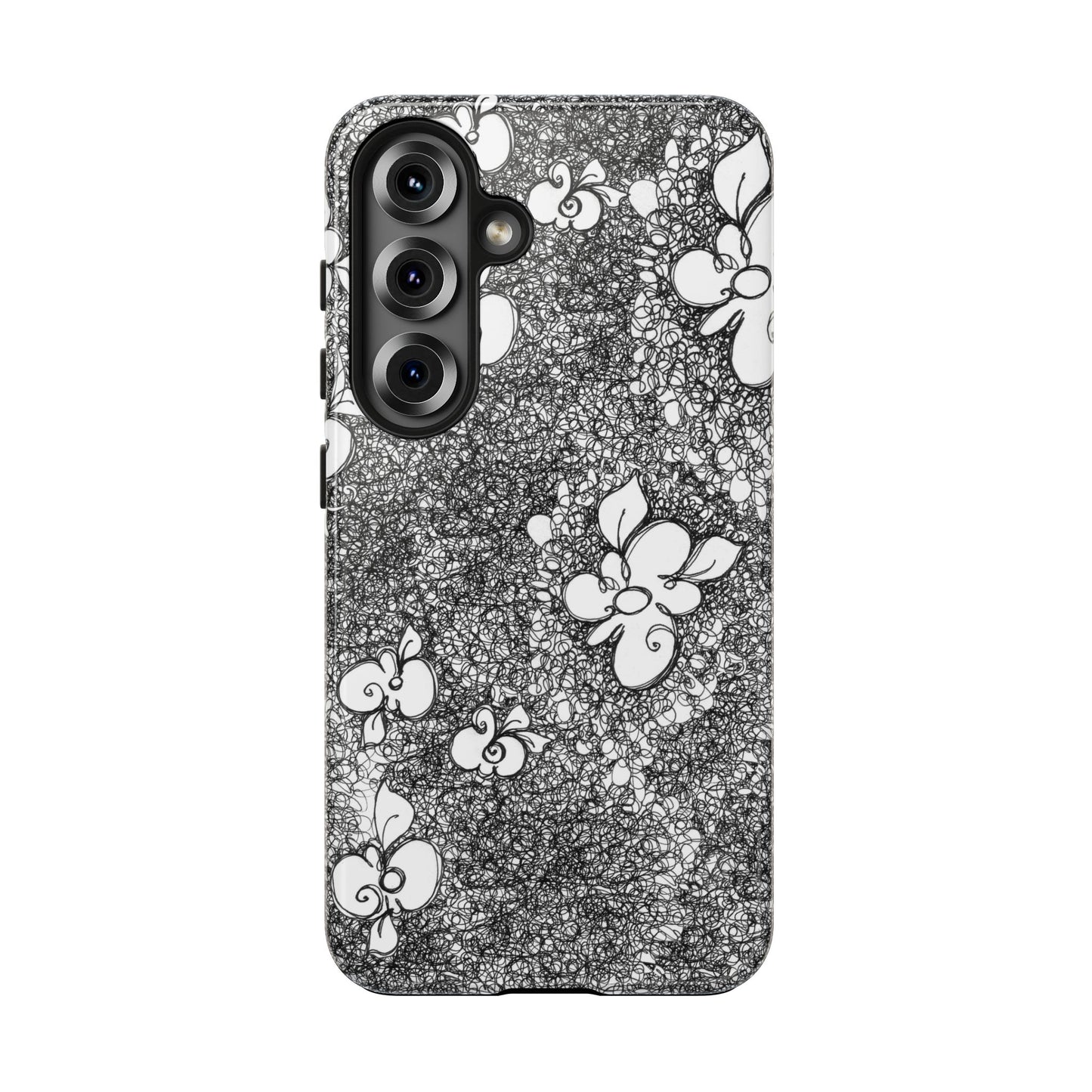 Flower Scribbles Phone Case