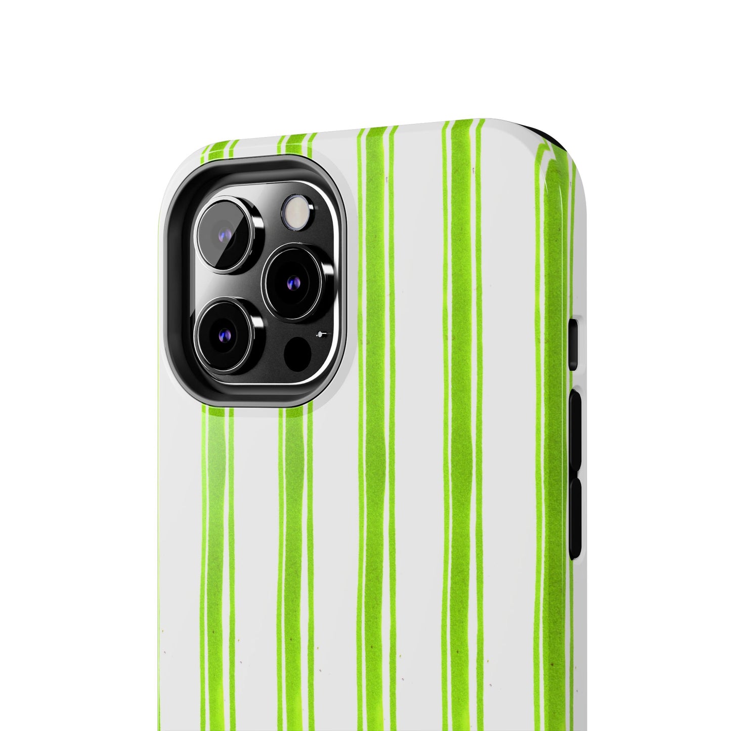 Awning Stripe Lime Phone Case