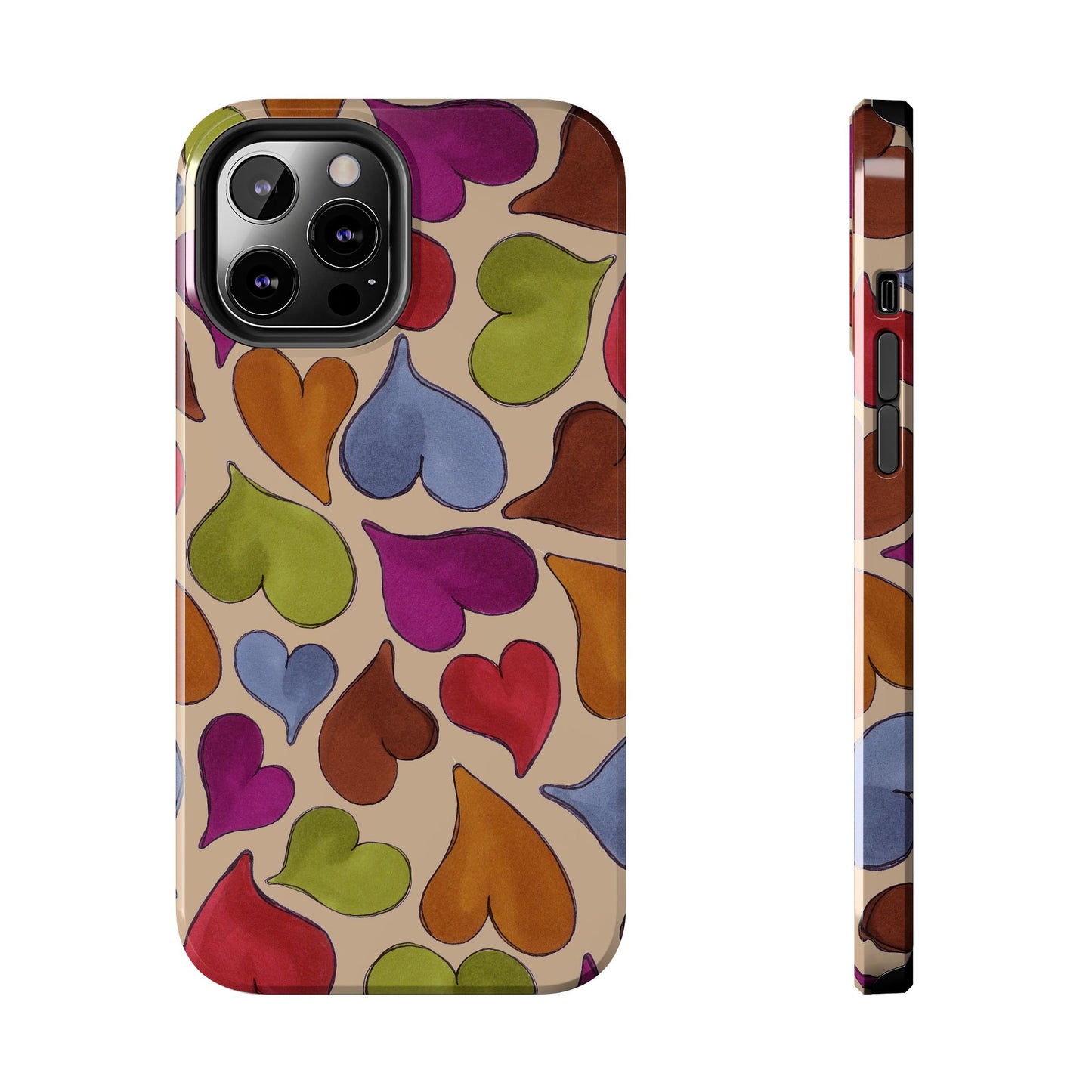 Big Hearted Khaki Phone Case