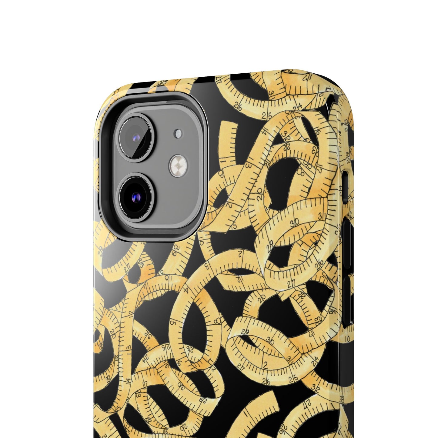 Tape Tangle Black Phone Case