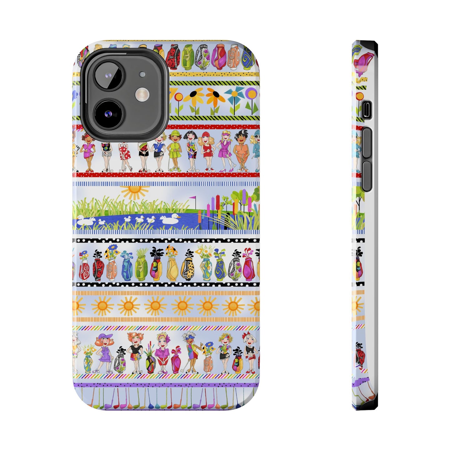 Golf Borders Blue Sky Phone Case