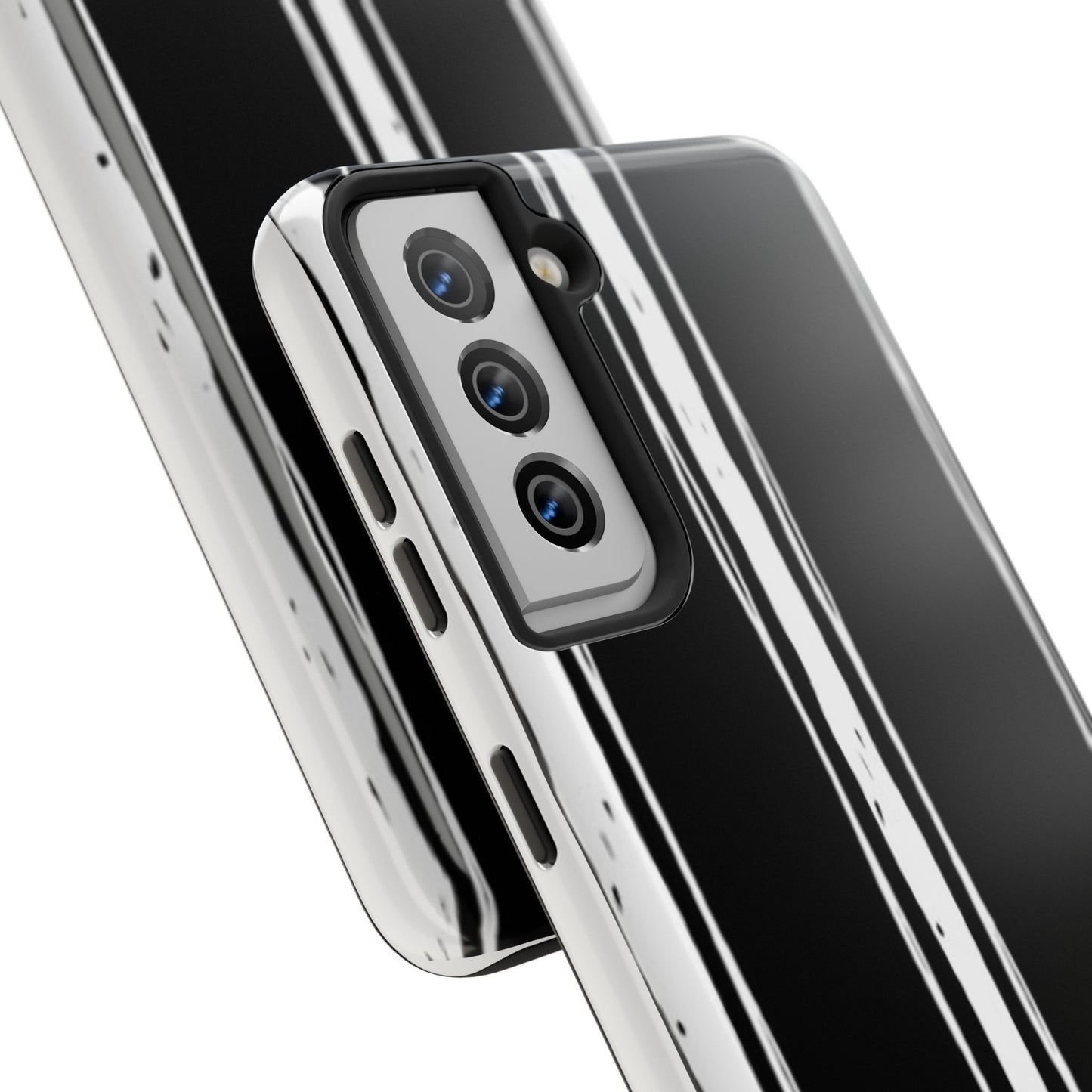 Black / White Stripe Phone Case