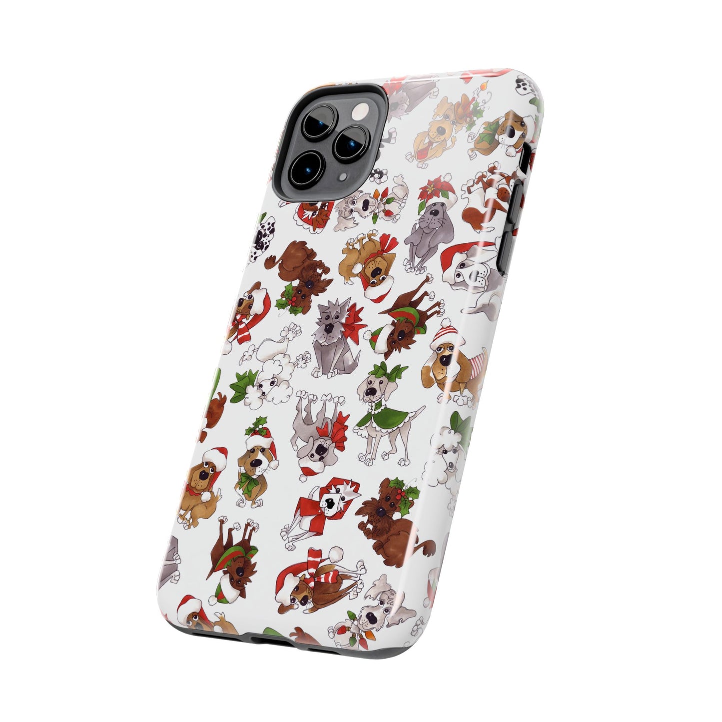 Doggie Toss White Phone Case