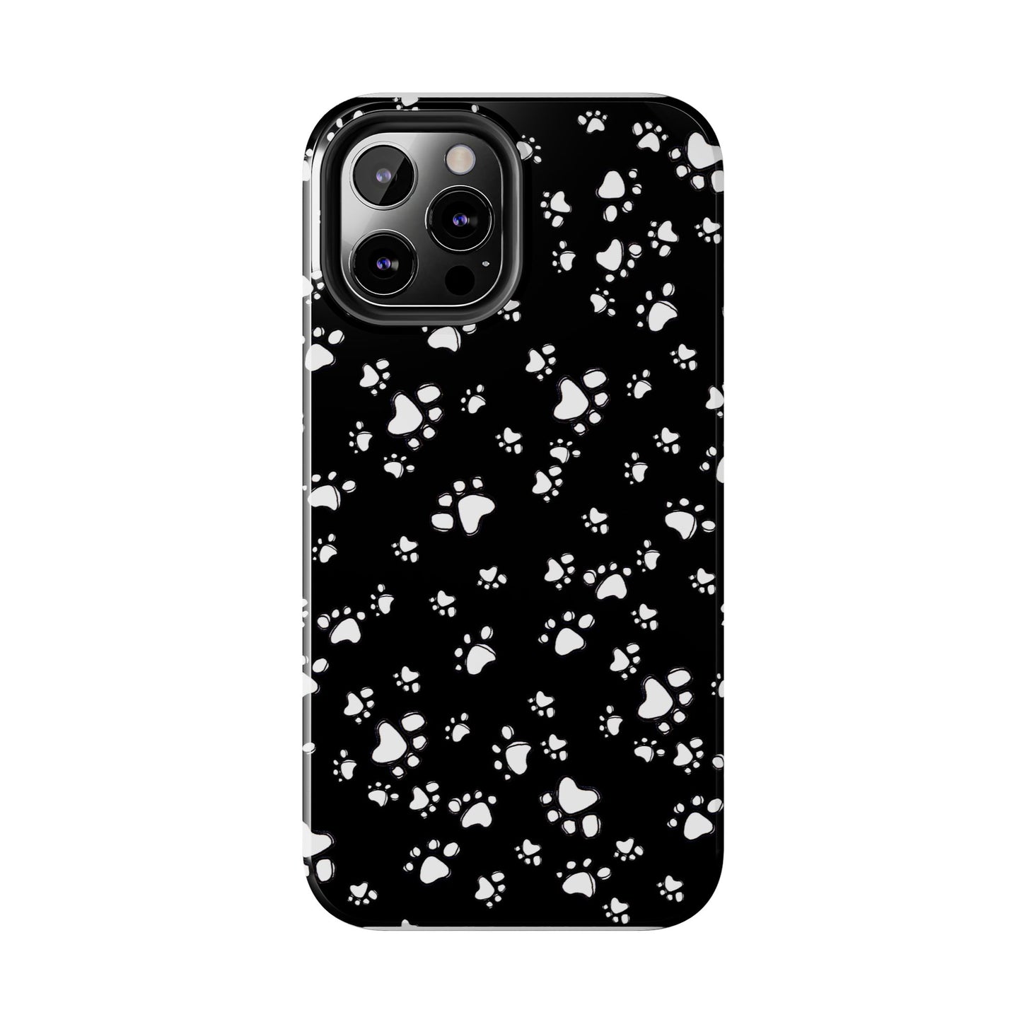 Paw Flakes Black Phone Case