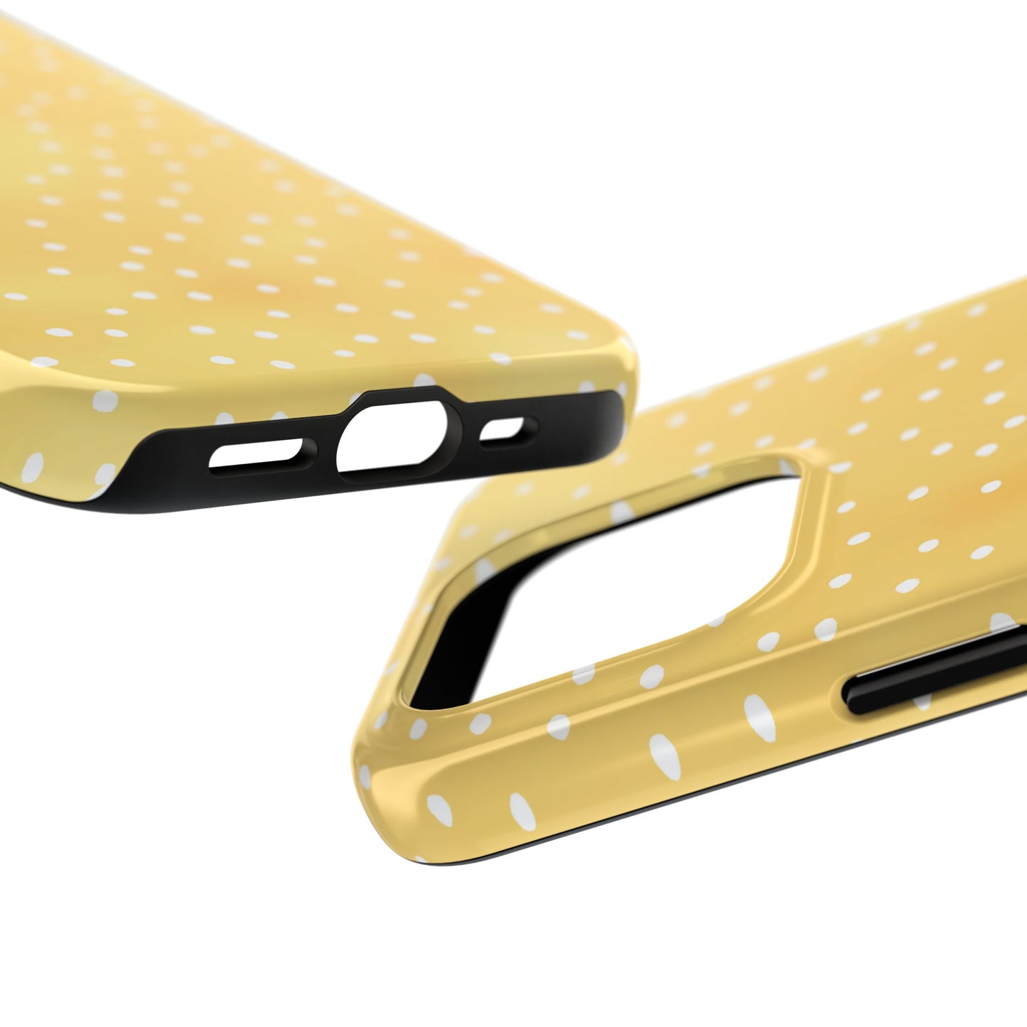 Dinky Dots Yellow / White Phone Case