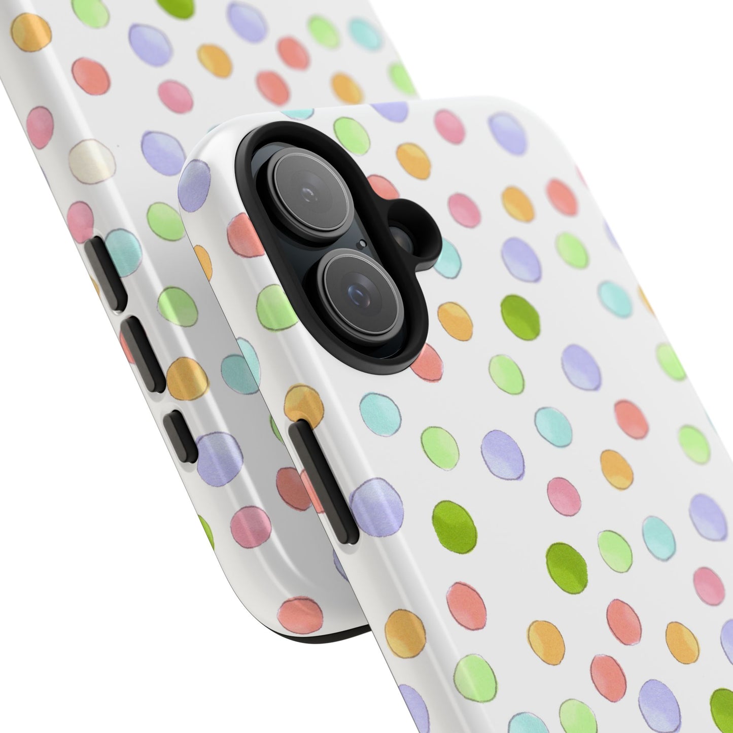 Happy Dots White Phone Case