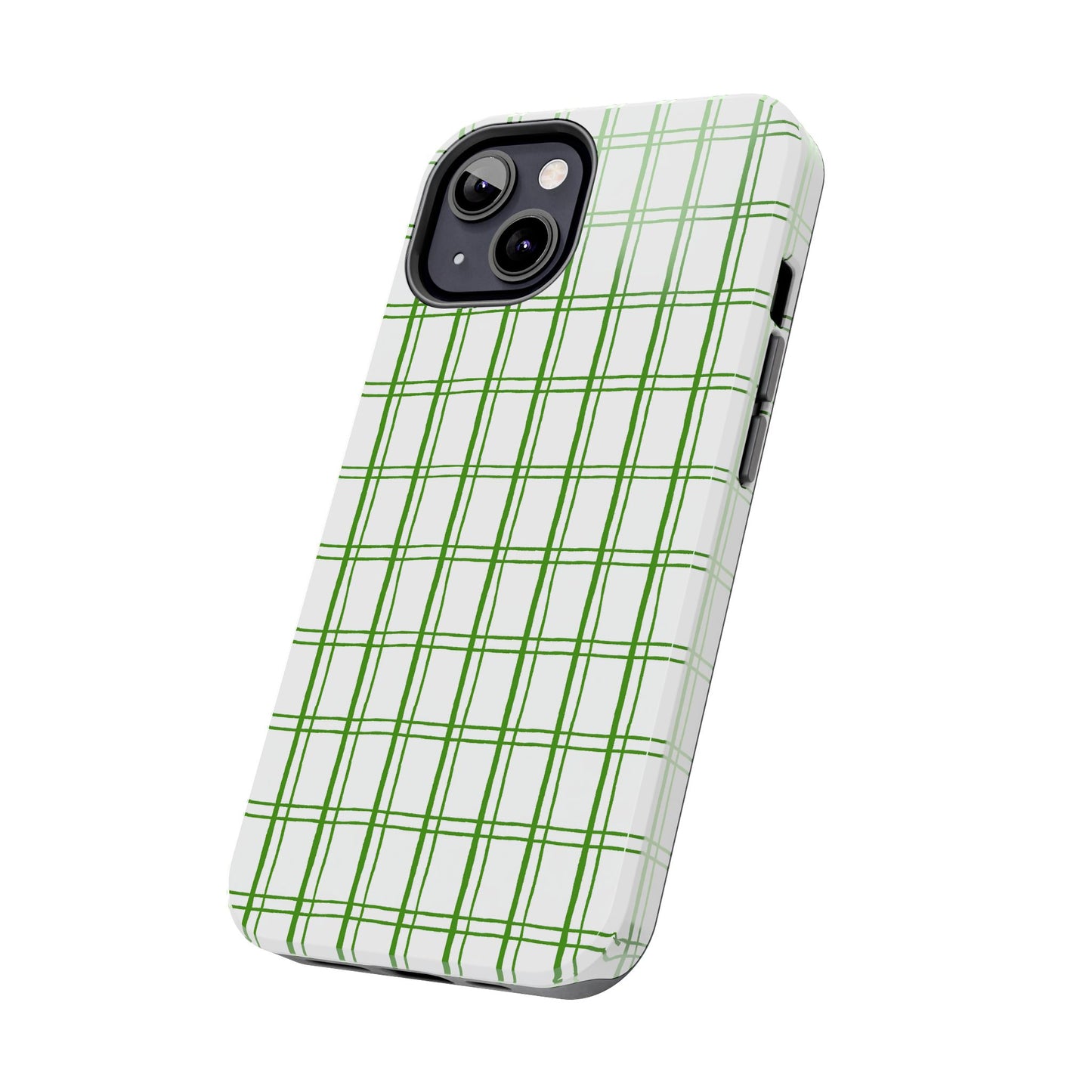 Kitchen Plaid White / Green Phone Case