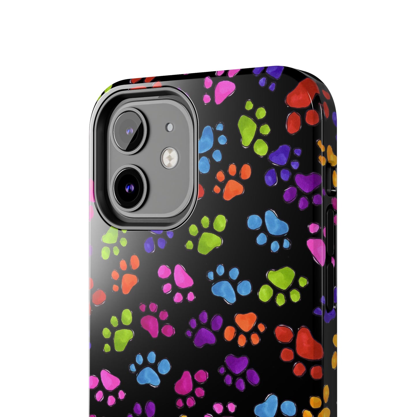 Fancy Paws Black Phone Case