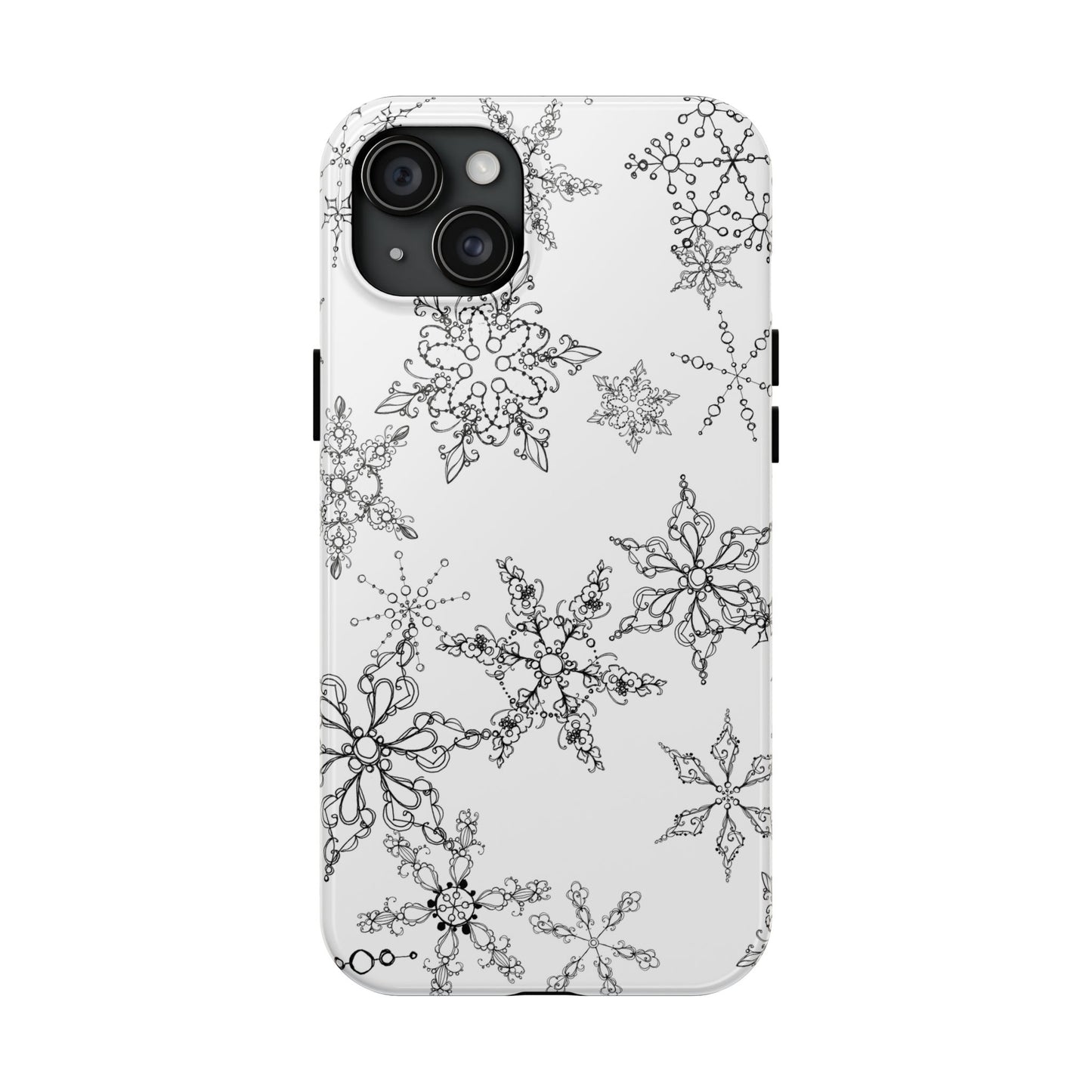 Random Flakes White Phone Case