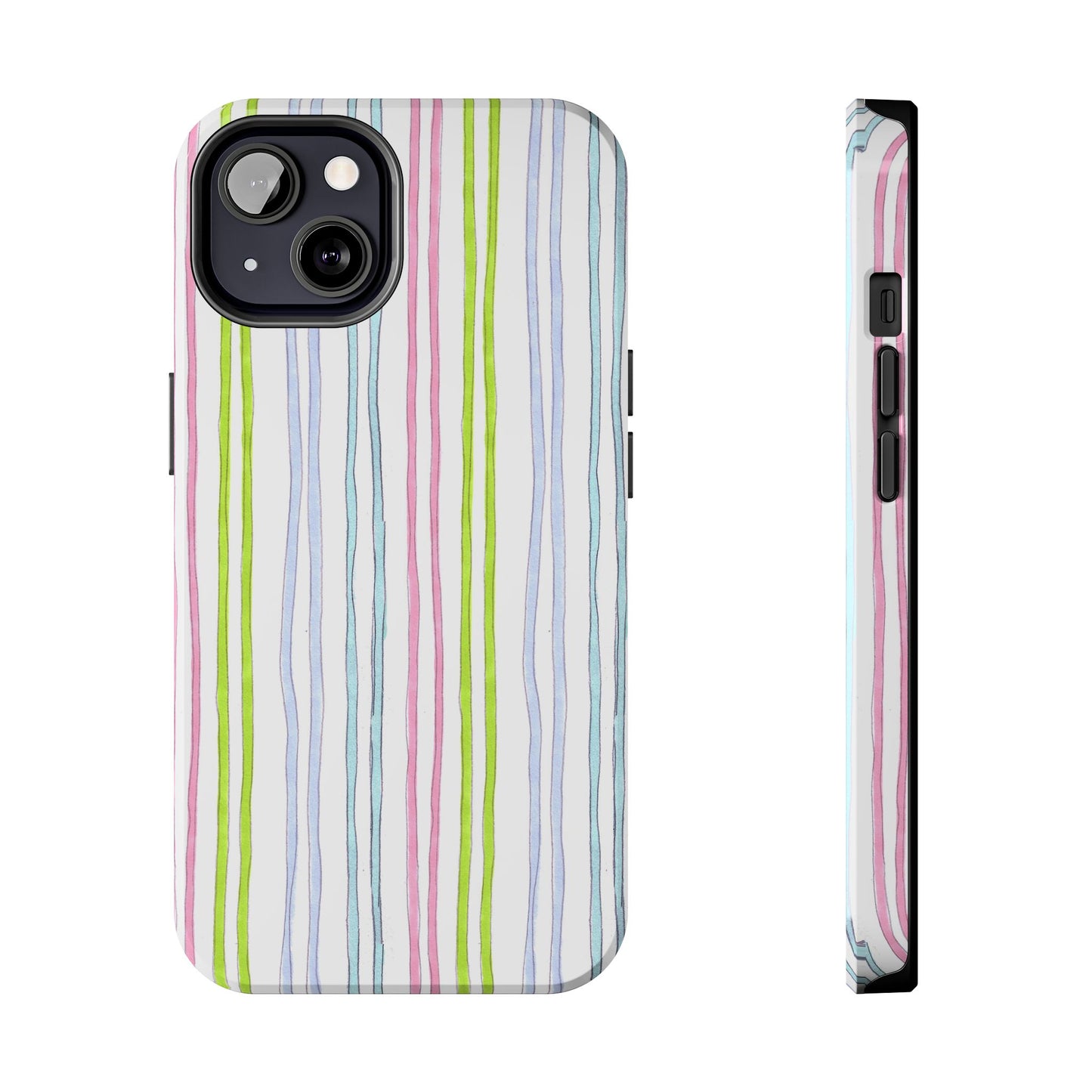 Belle Stripe White Phone Case