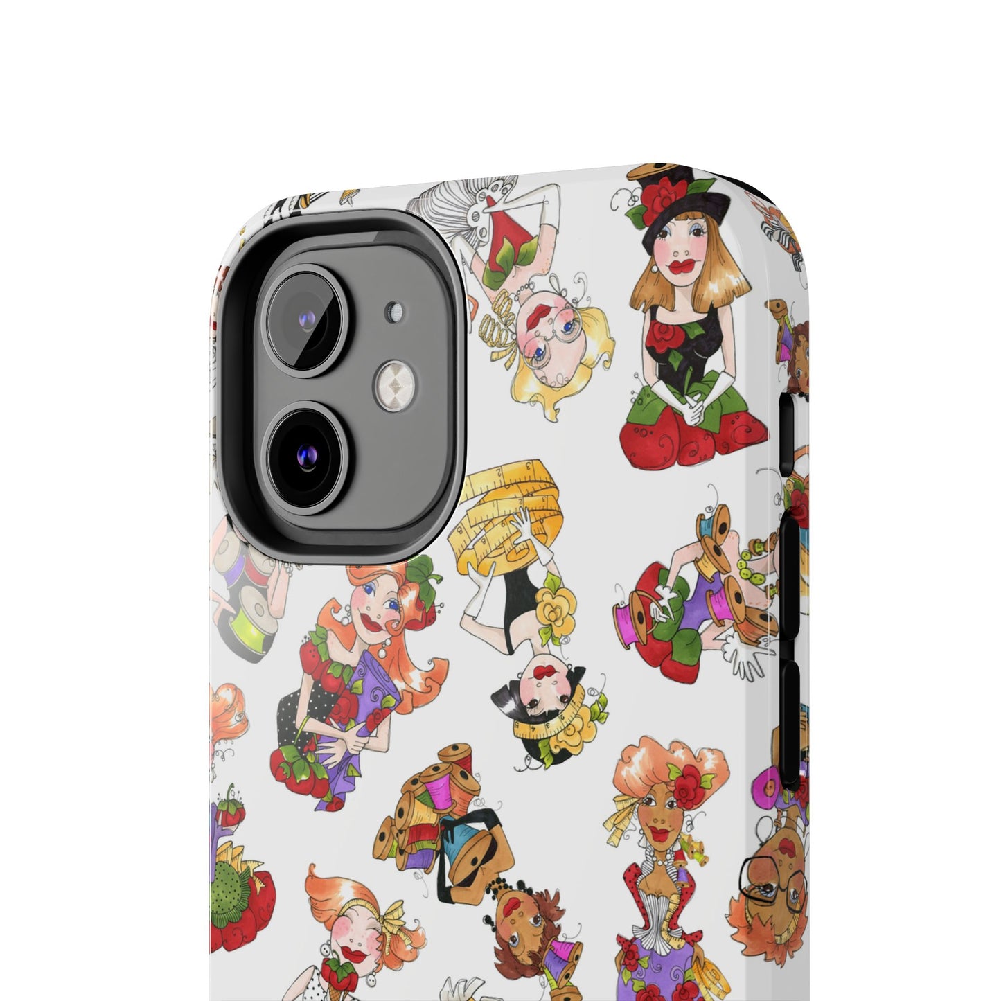 Curious Toss White Phone Case