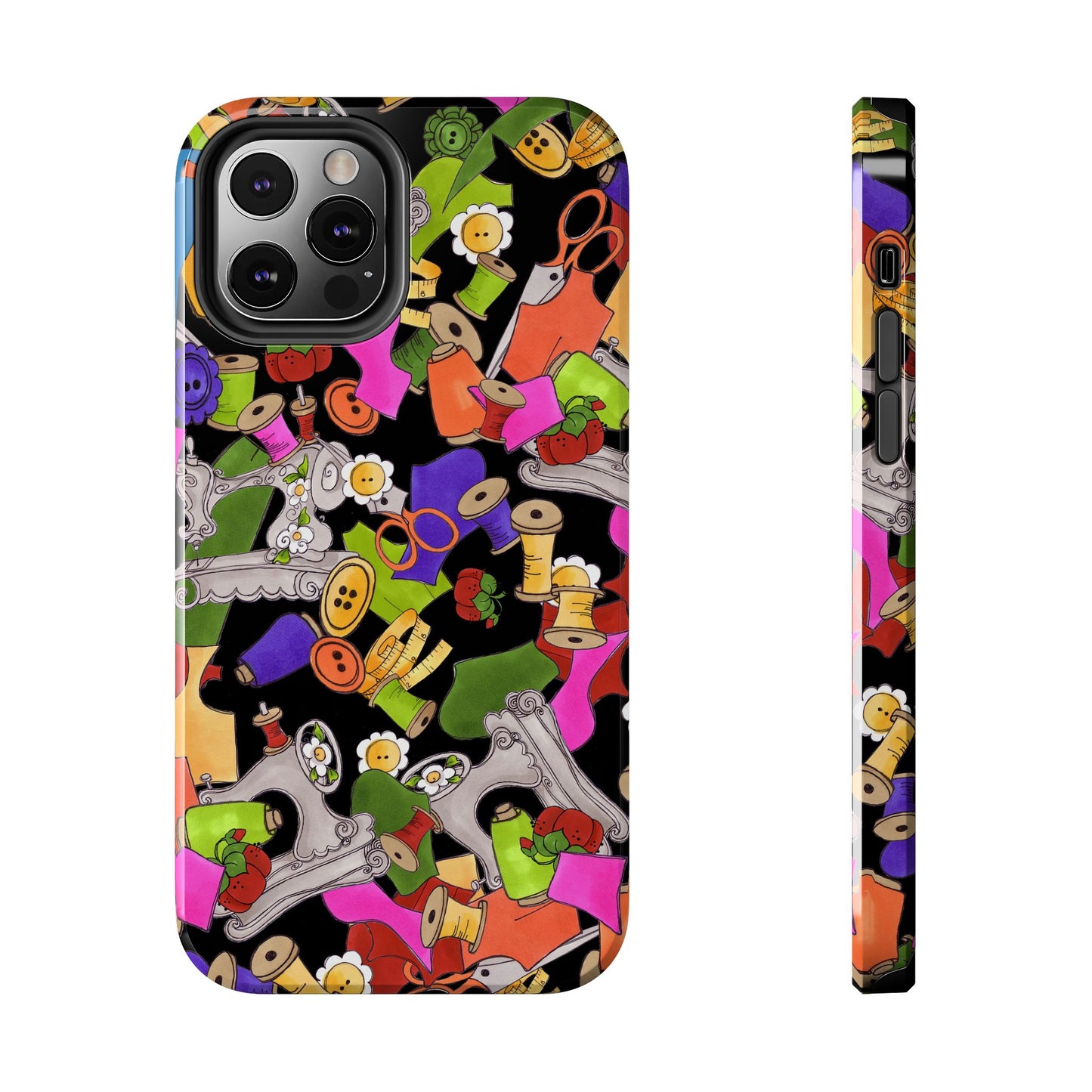 Kaleidasew Black Phone Case