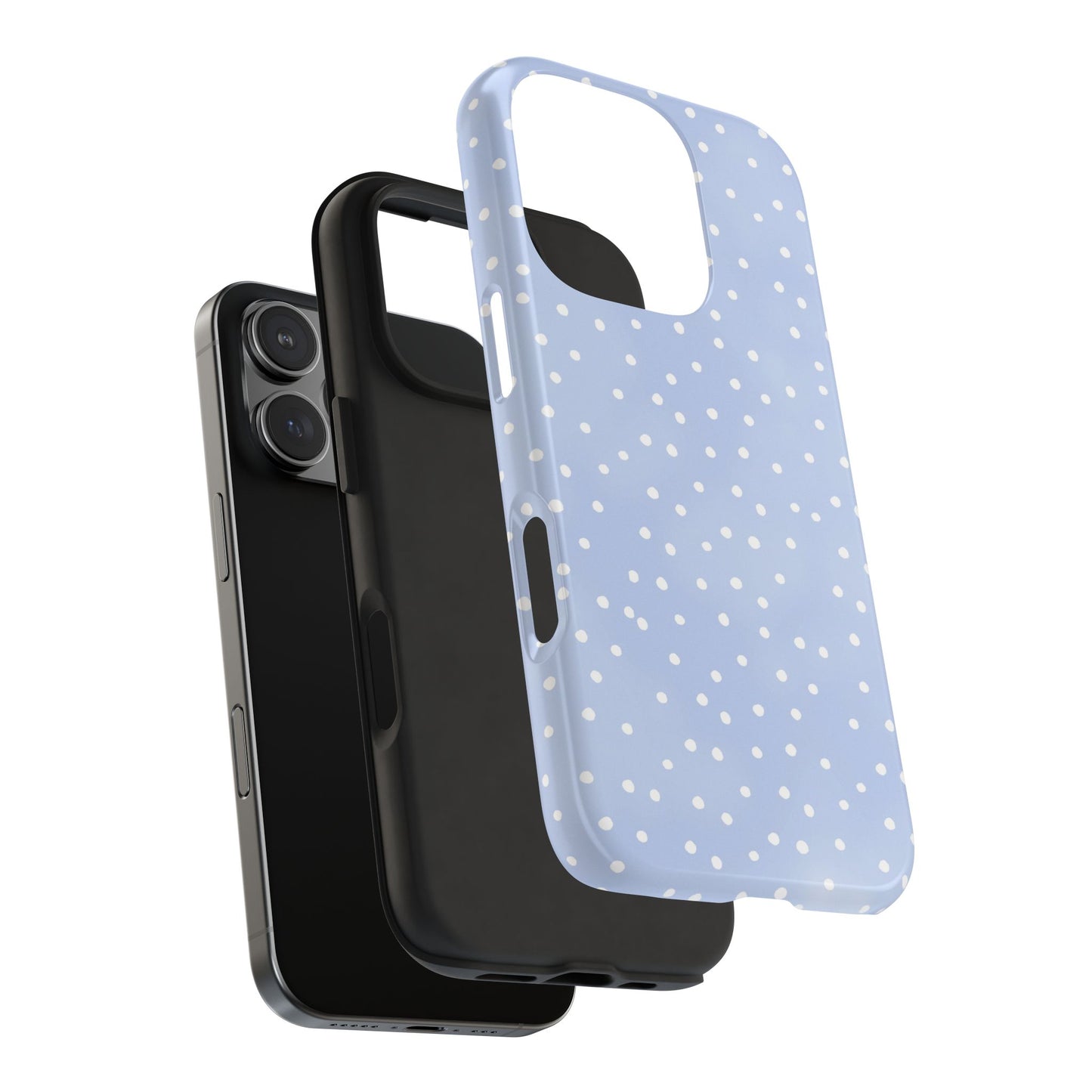 Petite Dots Blue / White Phone Case