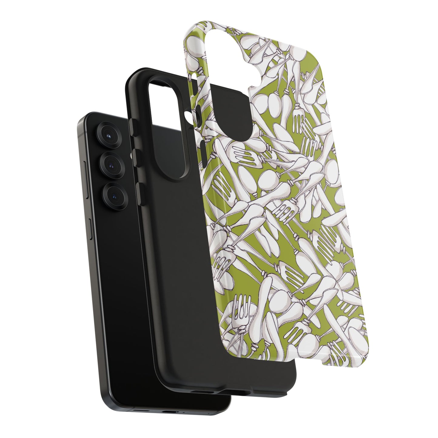 Silverware Wars Green Phone Case