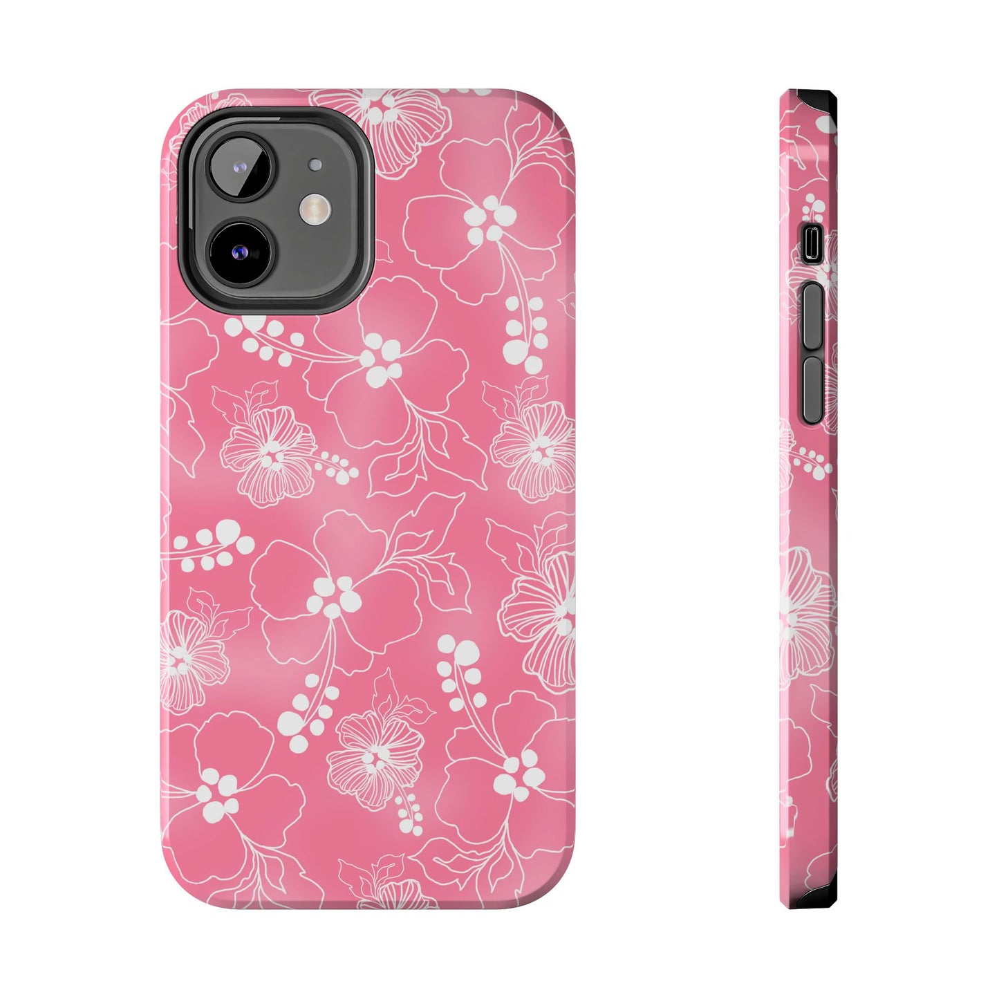 Lacey Hibiscus Pink Phone Case