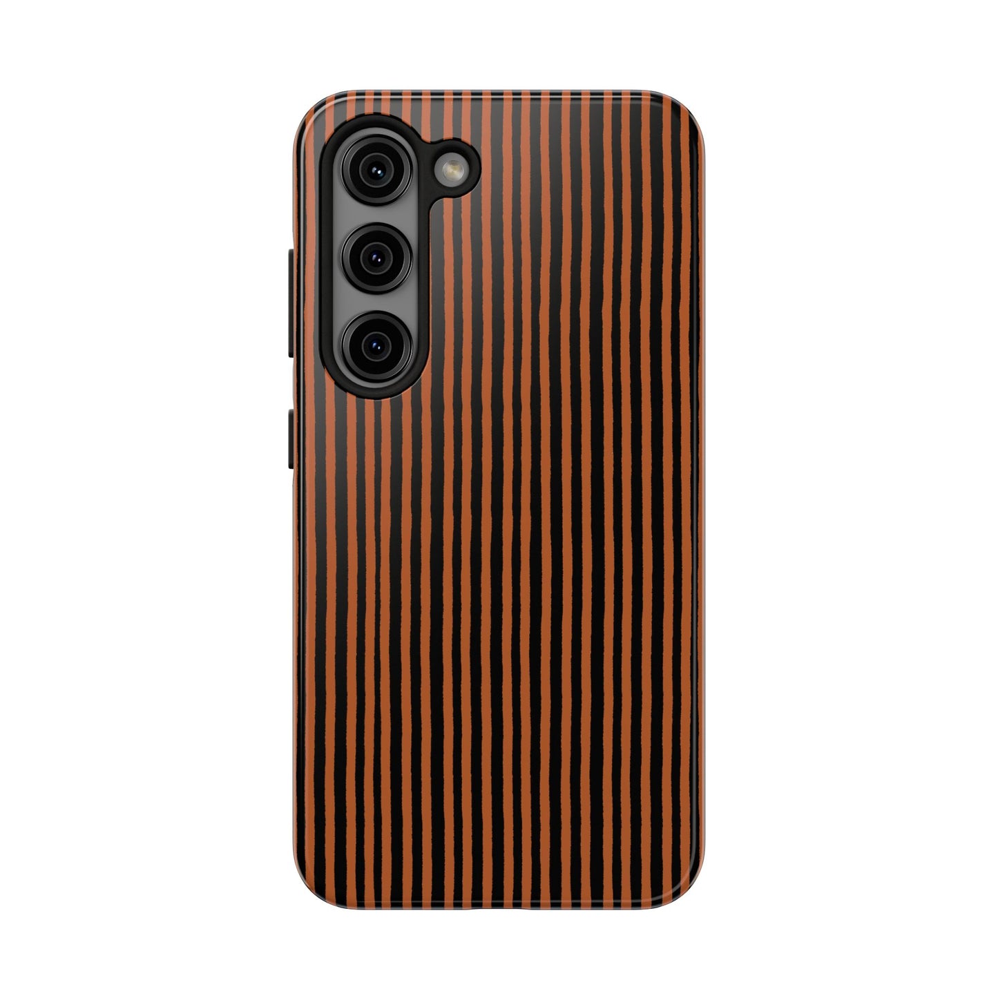 Happy Stripe Spice / Black Phone Case