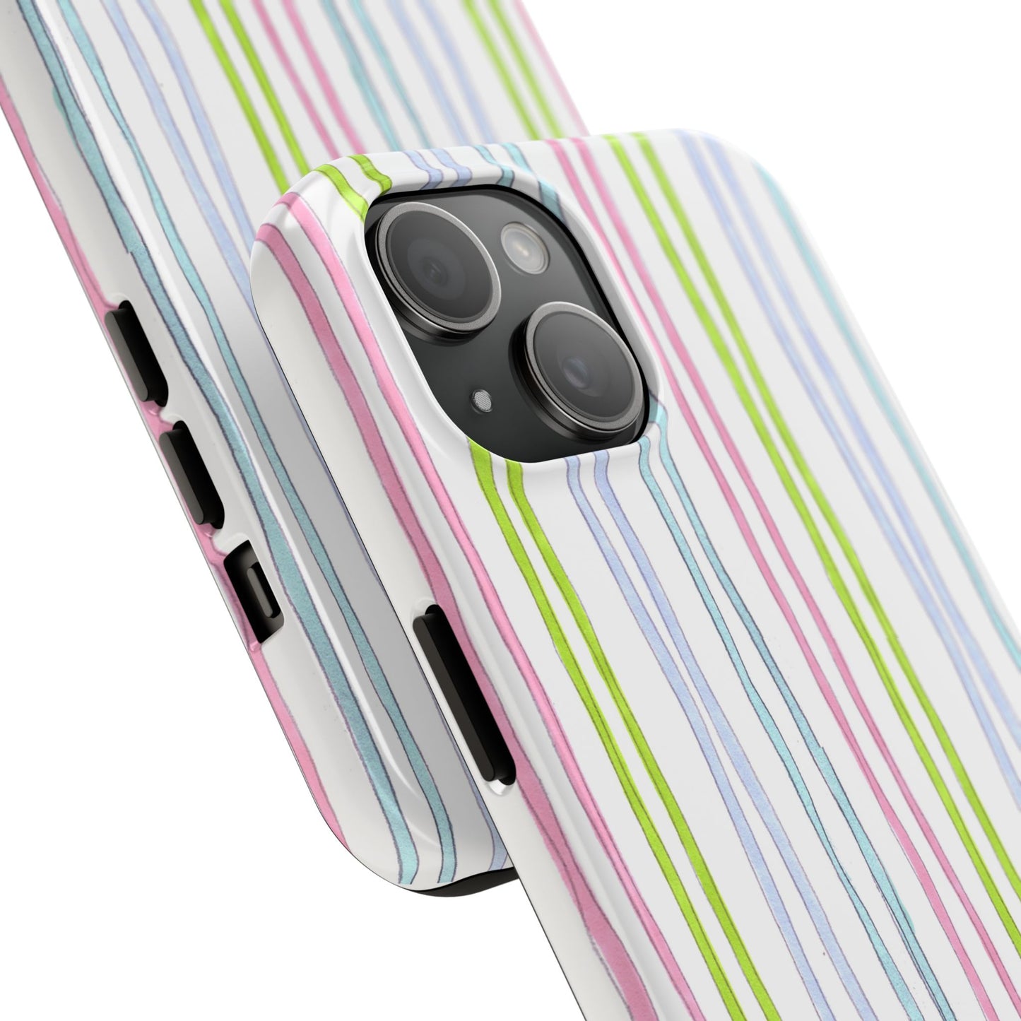Belle Stripe White Phone Case