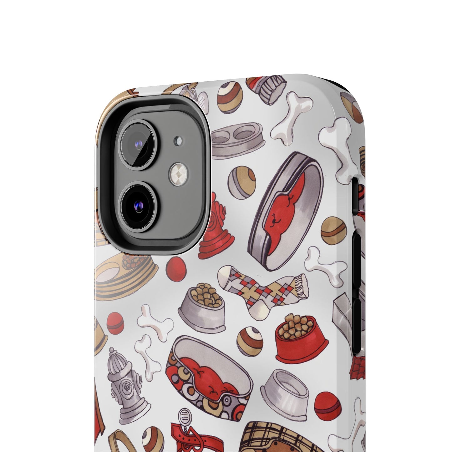 Doggie Stuff Gray Phone Case