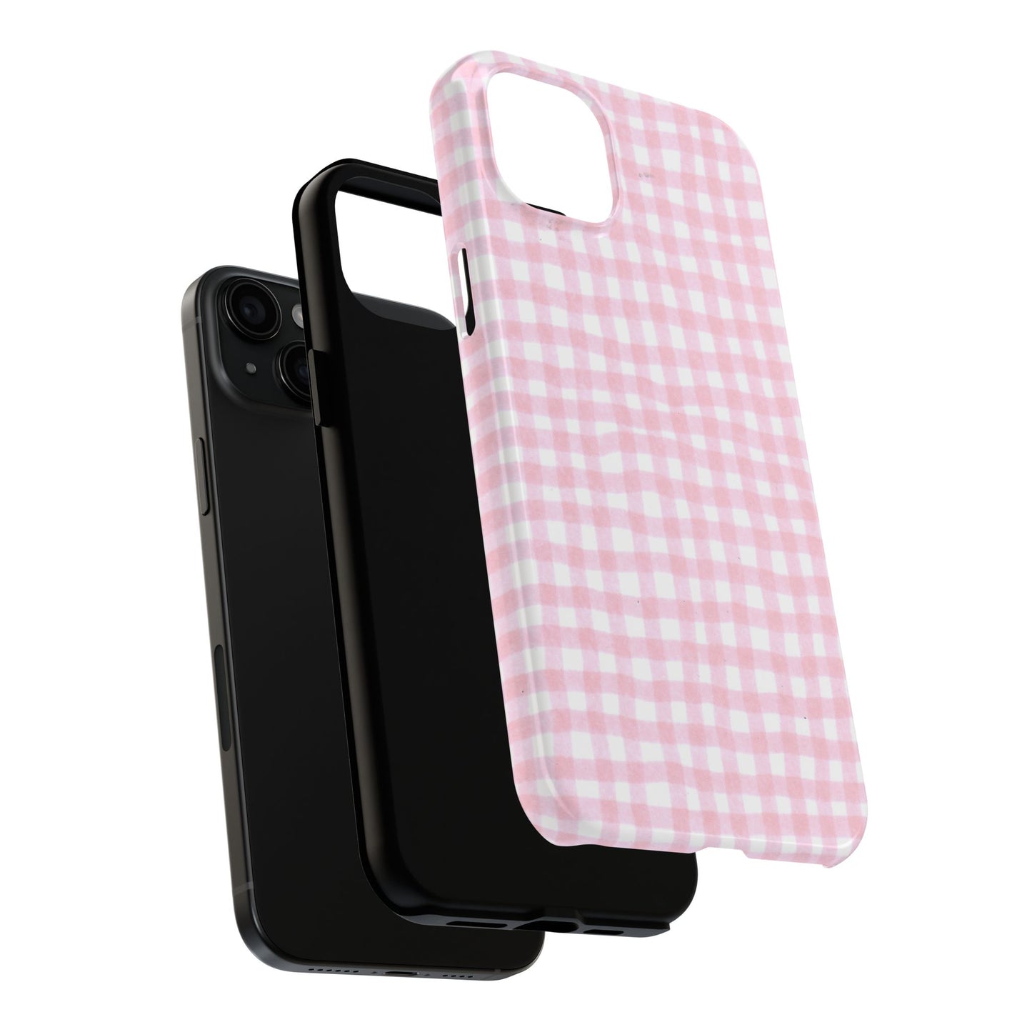 Wonky Chipper Check Pink Phone Case