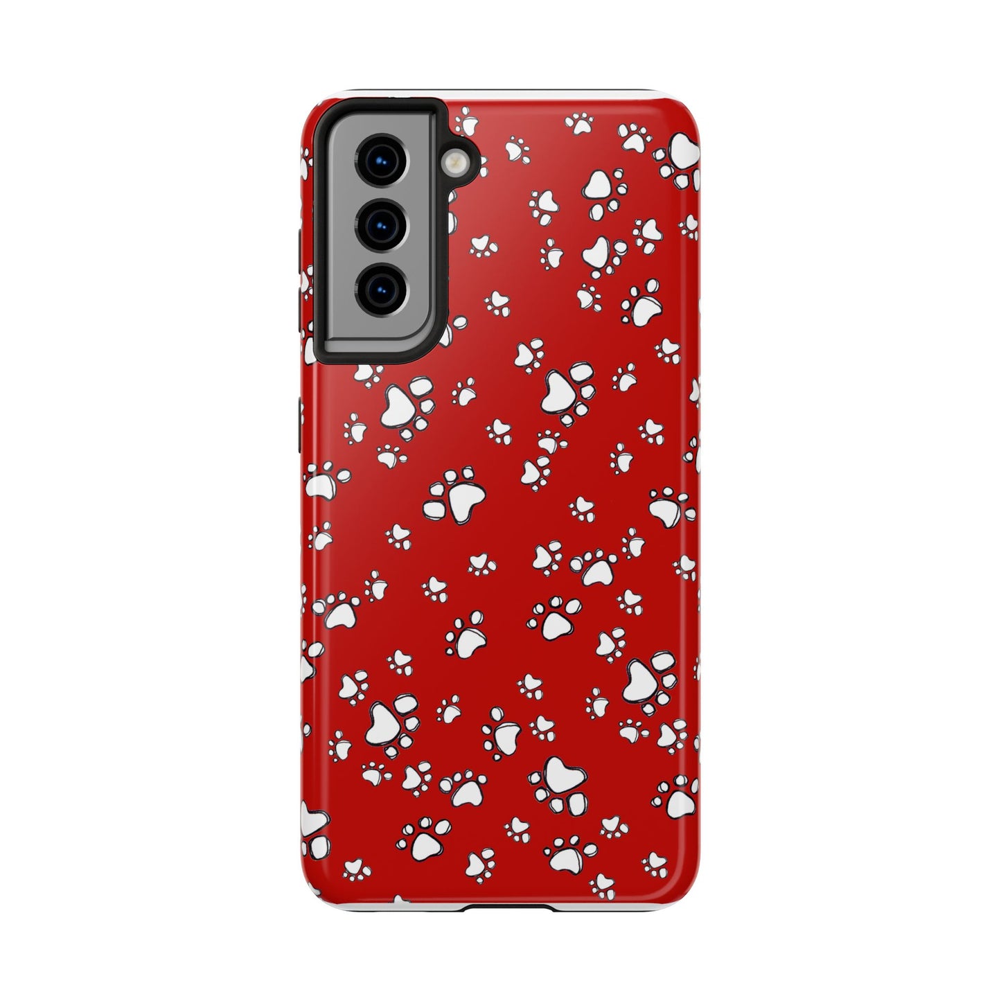 Paw Flakes Red Phone Case
