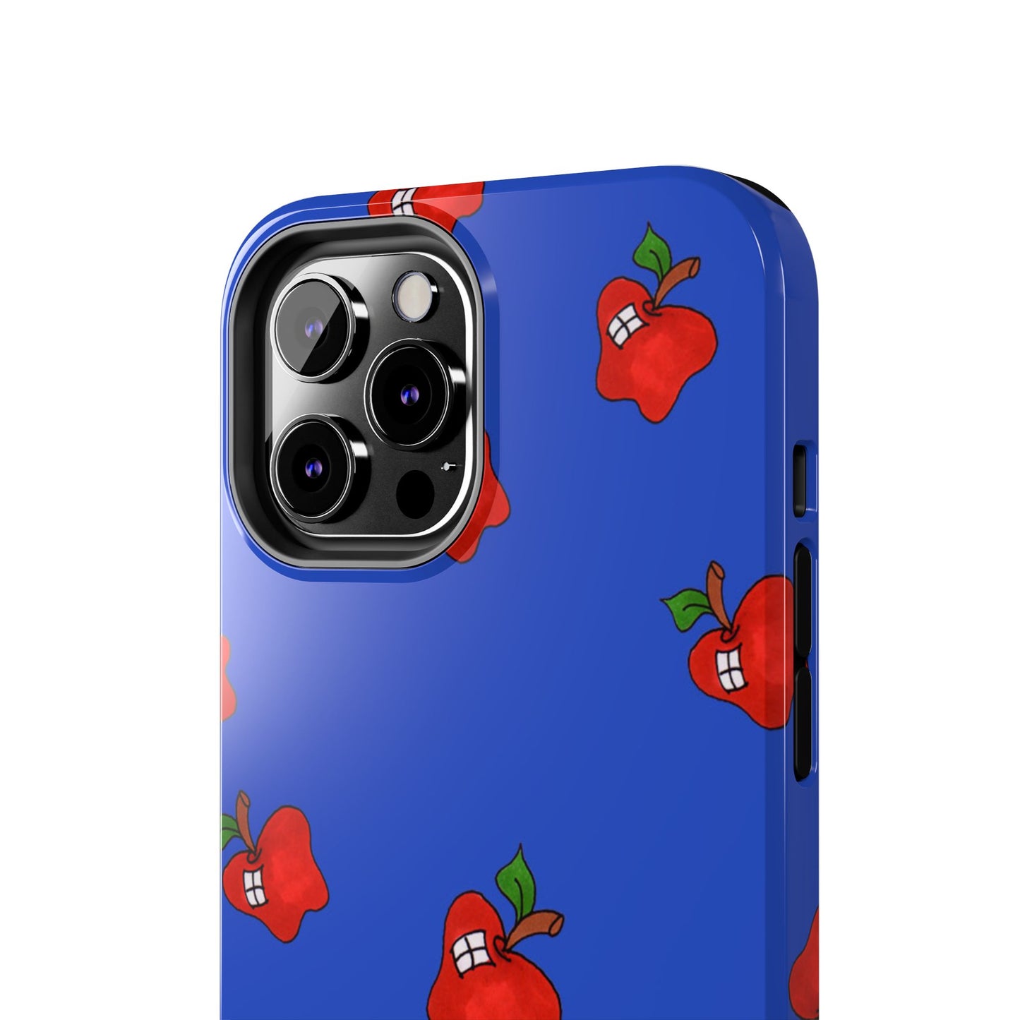 Flying Apples Blue Phone Case