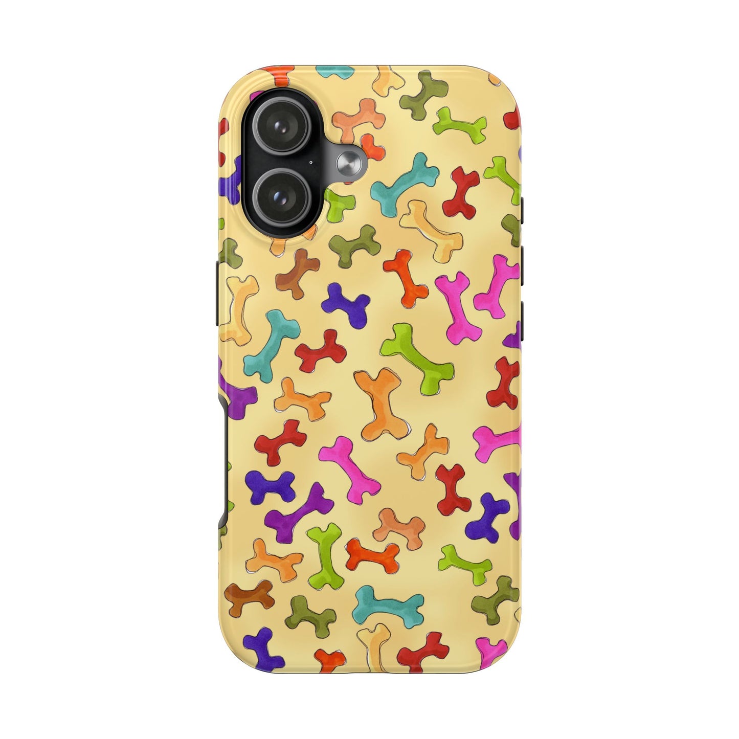 Happy Bones Yellow Phone Case