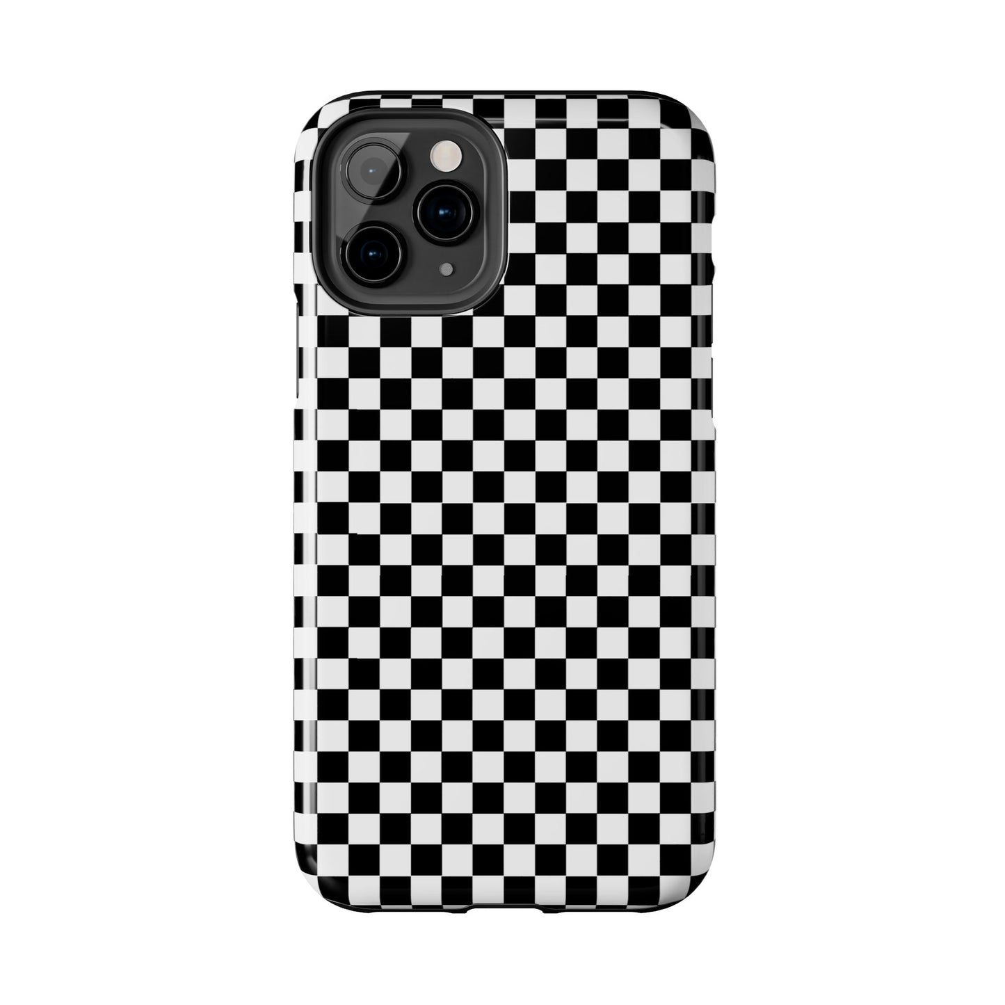 Checkerboard Black / White Phone Case