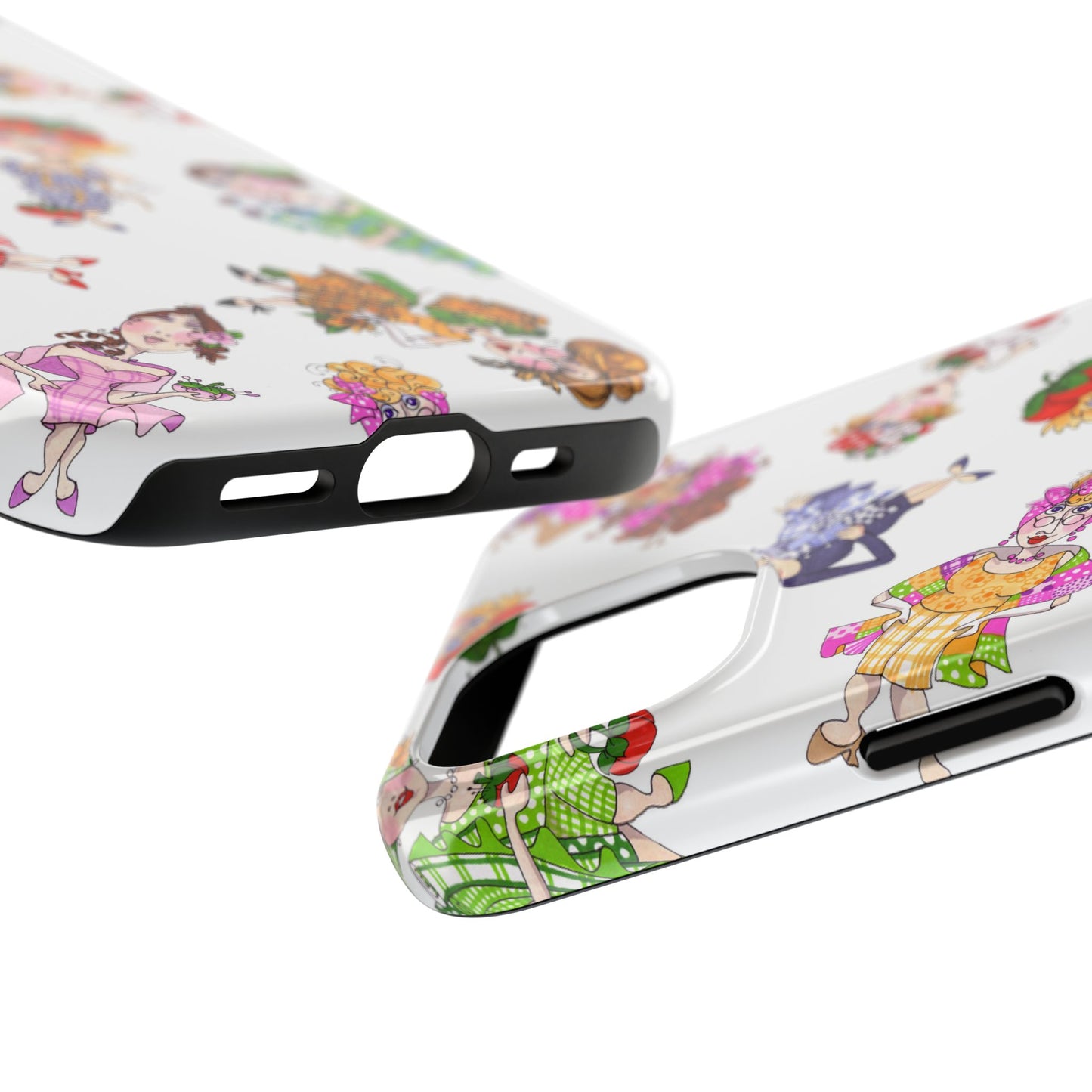 Fun Ladies Tossed White Phone Case