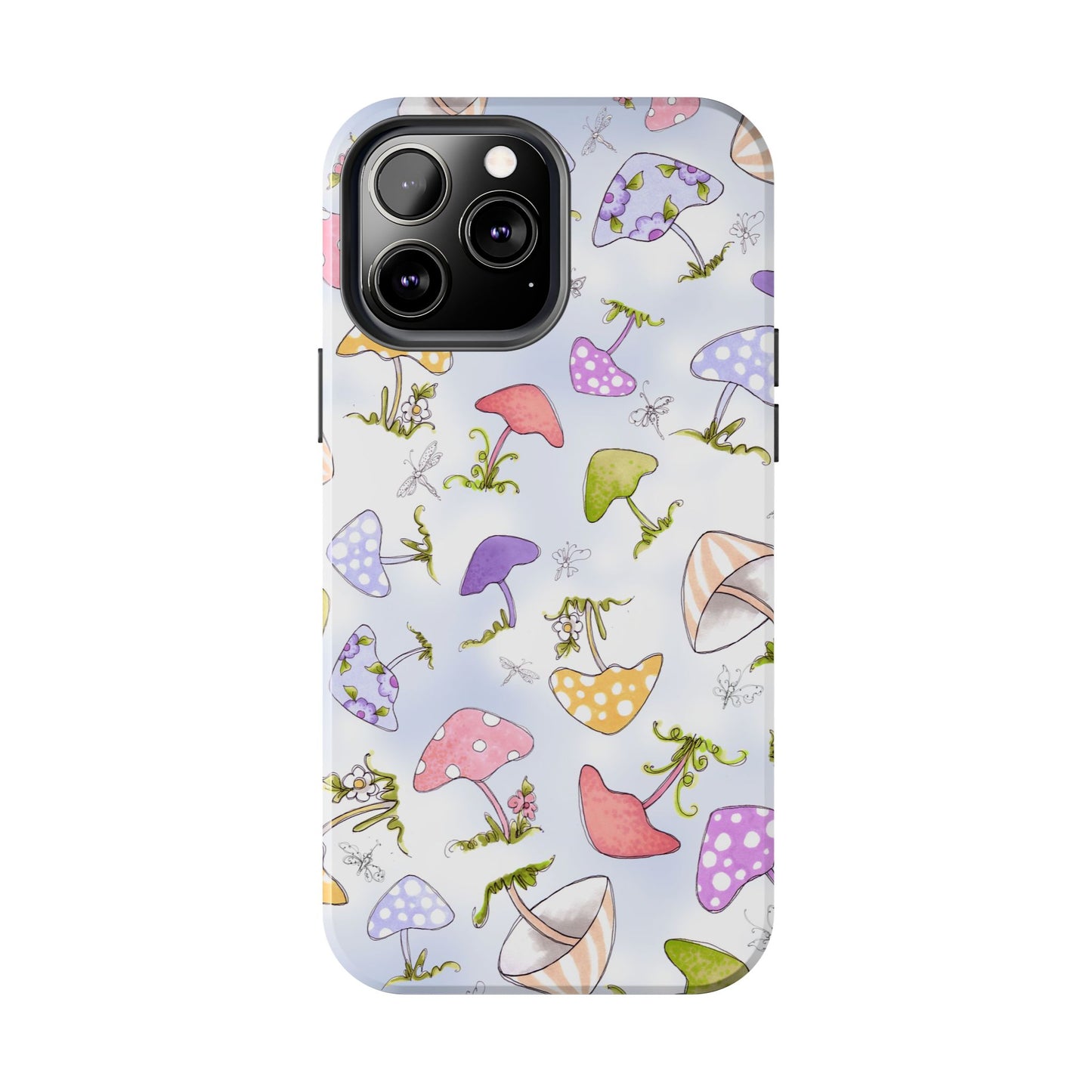 Mushroom Toss Blue Phone Case