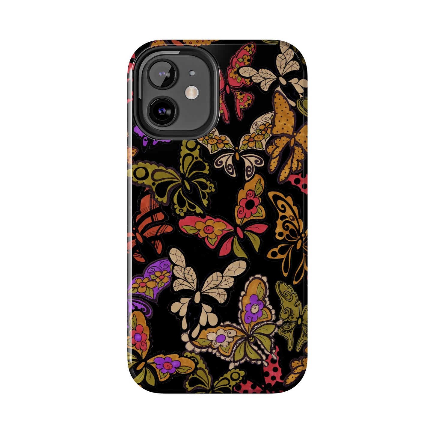 Flighty Black Phone Case