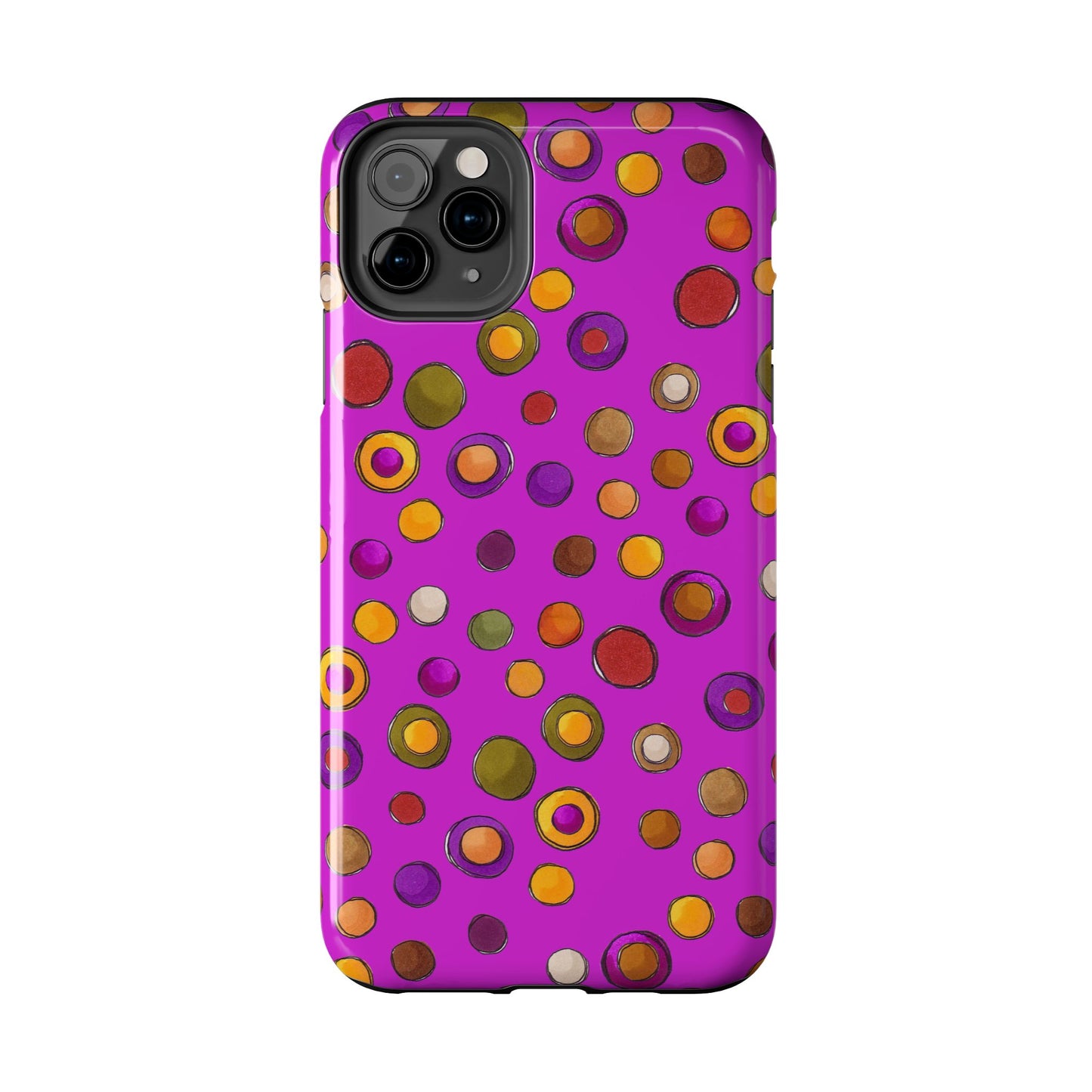 Double Dot Fuchsia Phone Case
