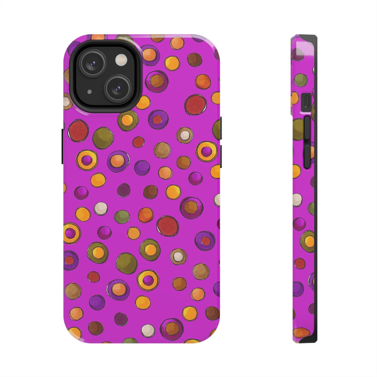 Double Dot Fuchsia Phone Case
